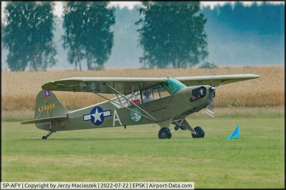SP-AFY, Piper L-4H Grasshopper (J3C-65D) C/N 12185, PIPER Aircraft Corporation PIPER J-3C-65Cub, c/n: 12185