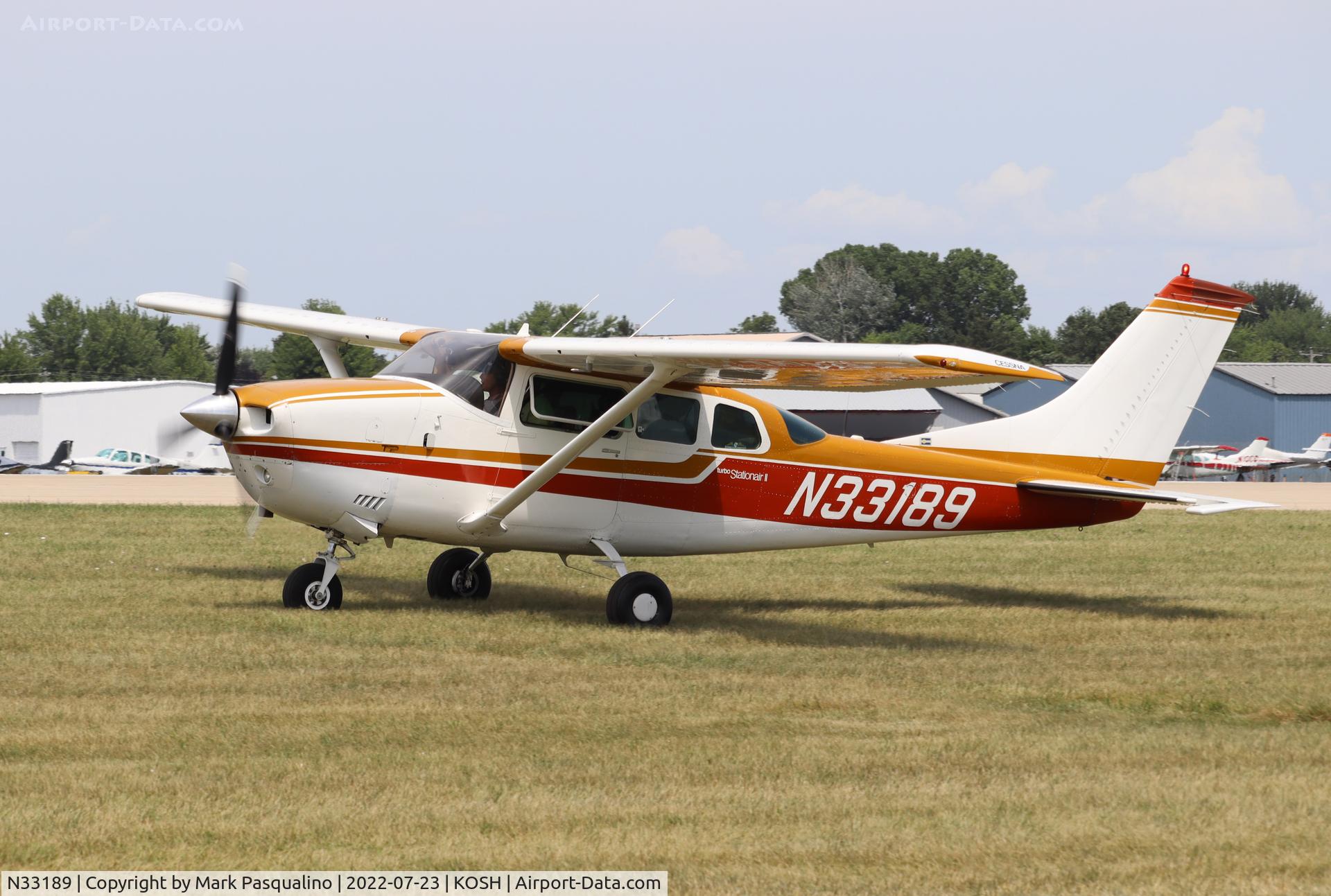 N33189, 1975 Cessna TU206F Turbo Stationair C/N U20602659, Cessna TU206F