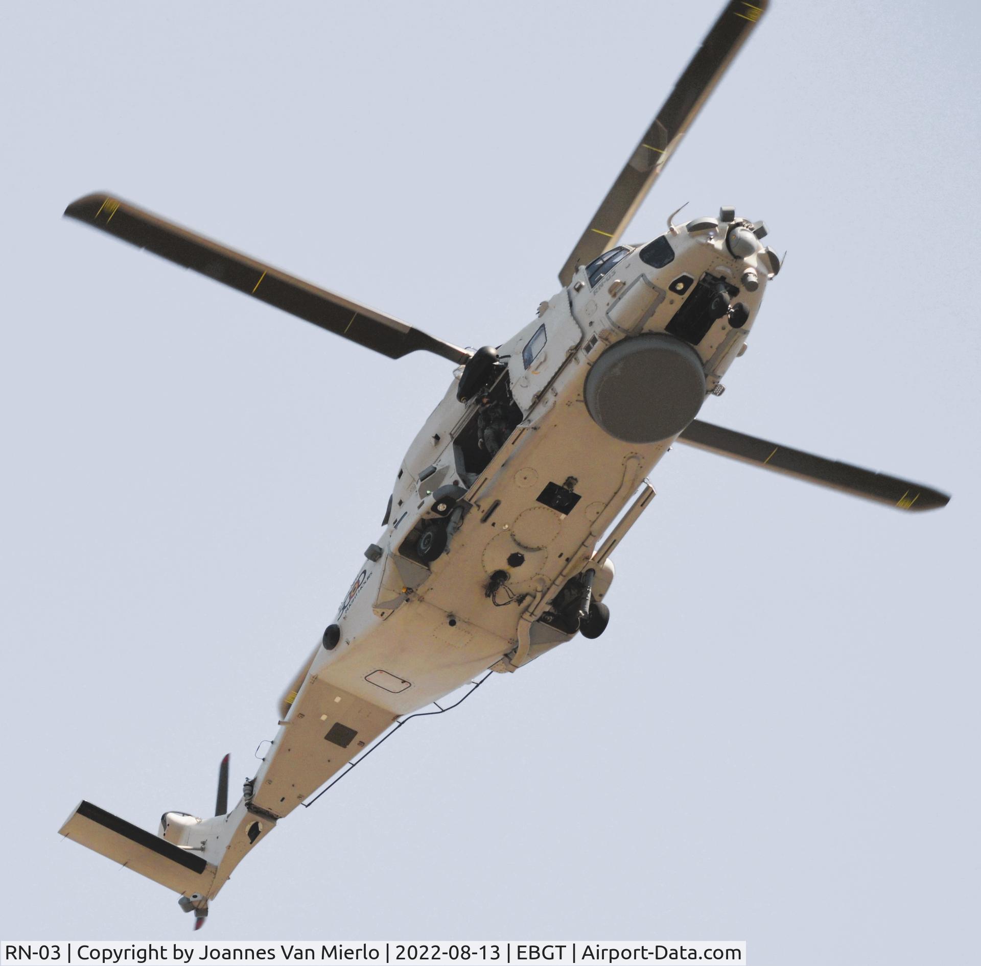 RN-03, 2014 NHI NH-90 NFH Caiman C/N NBEN03, Approaching UZ Ghent