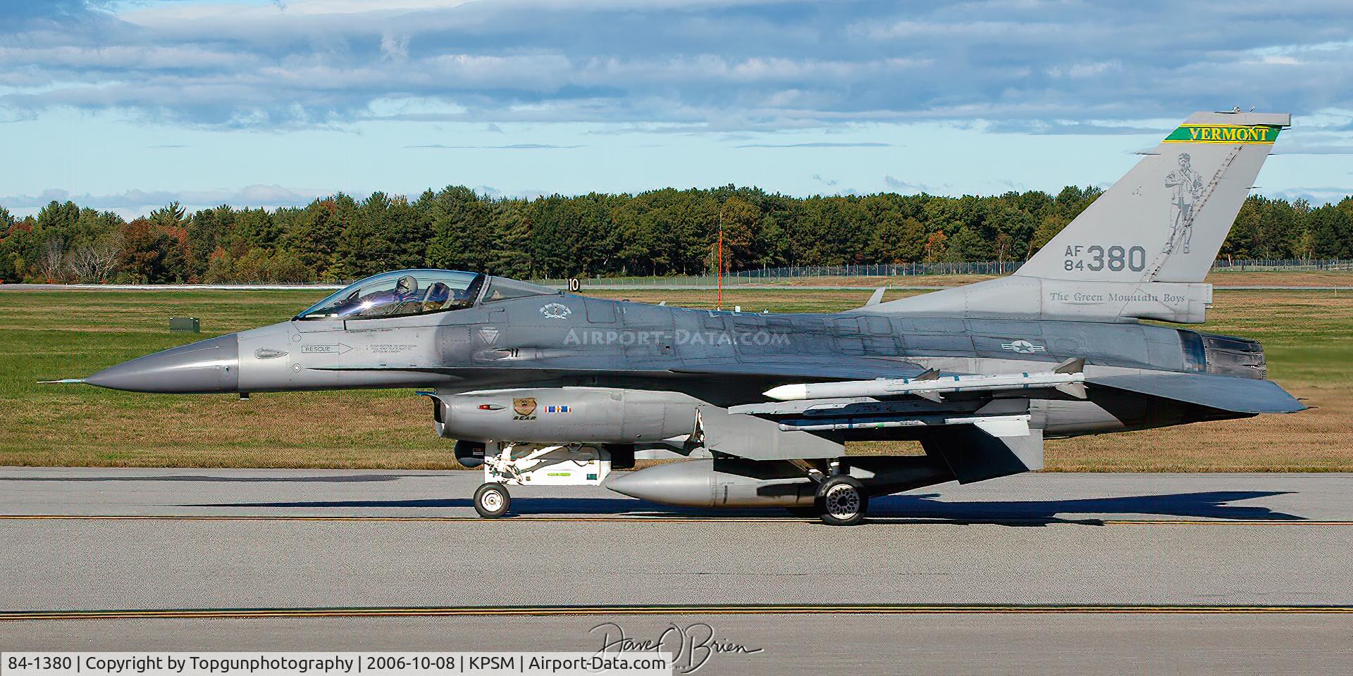 84-1380, 1984 General Dynamics F-16C Fighting Falcon C/N 5C-162, MAPLE12