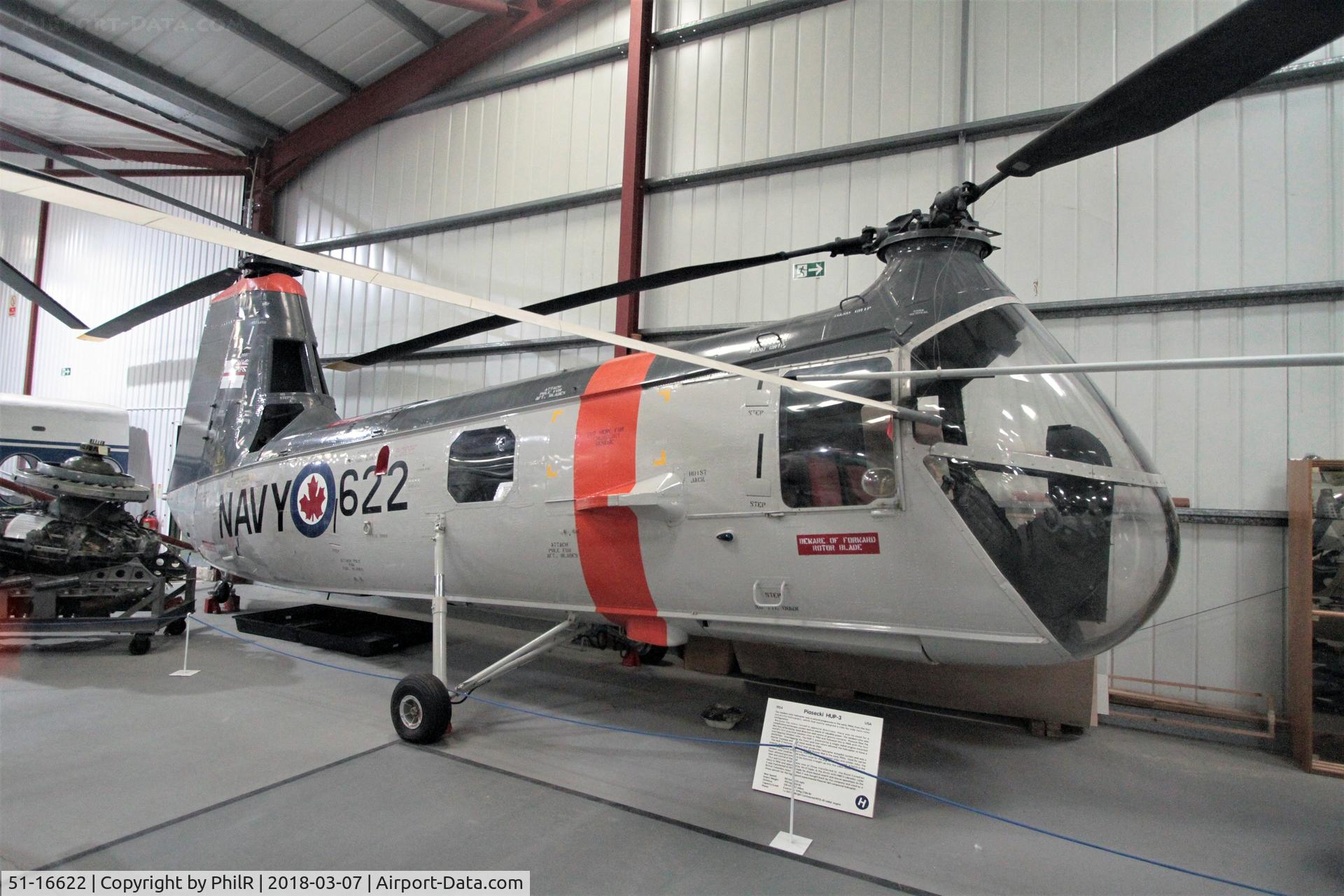 51-16622, 1954 Piasecki HUP-3 Retriever C/N 51, 51-16622 1954 Piasecki HUP-3 Retriever Helicopter Museum