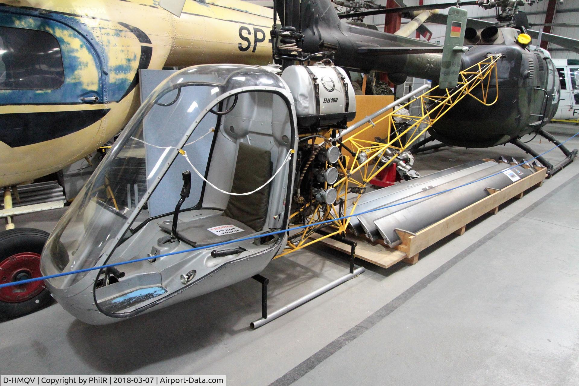 D-HMQV, 1960 Bolkow Bo-102 Helitrainer C/N 6216, D-HMQV 1960 Bolkow Bö-102 Helicopter Museum