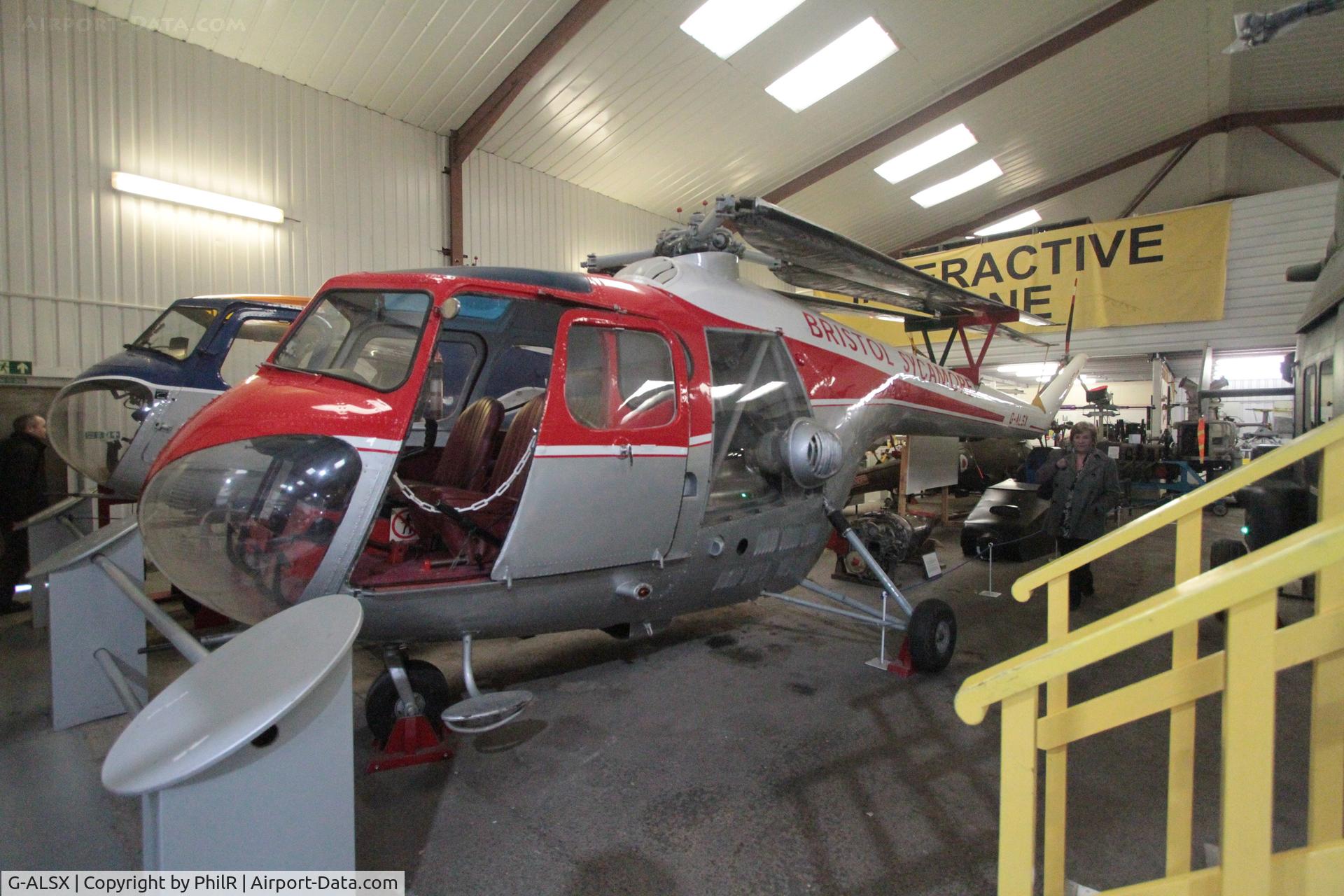 G-ALSX, Bristol 171 Sycamore Mk.3 C/N 12892, G-ALSX 1950 Bristol 171 Sycamore Mk 3 Helicopter Museum