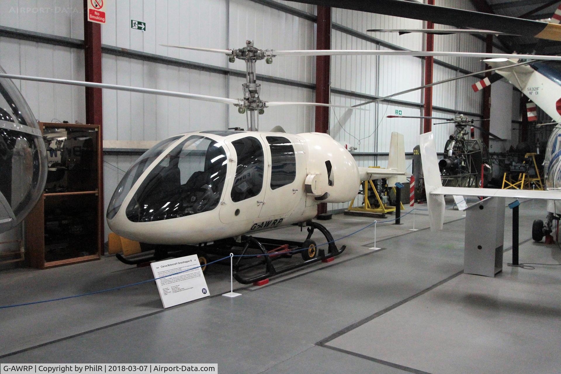 G-AWRP, 1968 Servotec Cierva CR.LTH1 Grasshopper II C/N GB.1, G-AWRP 1968 Servotec-Cierva CR.LTH1 Grasshoper 2 Helicopter Museum