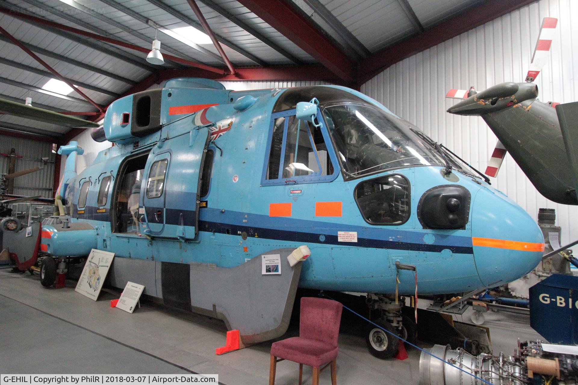 G-EHIL, 1987 AgustaWestland EH-101 C/N 50003/PP3, G-EHIL 1987 Agusta Westland EH-101 Helicopter Museum