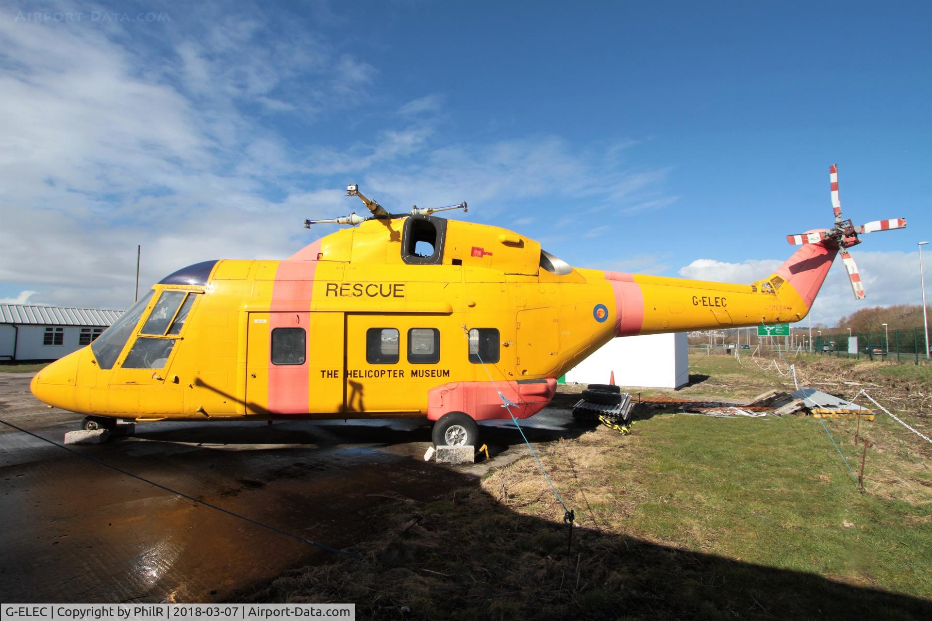 G-ELEC, 1983 Westland WG-30-200 C/N 007, G-ELEC 1983 Westland WG 30-200 Helicopter Museum