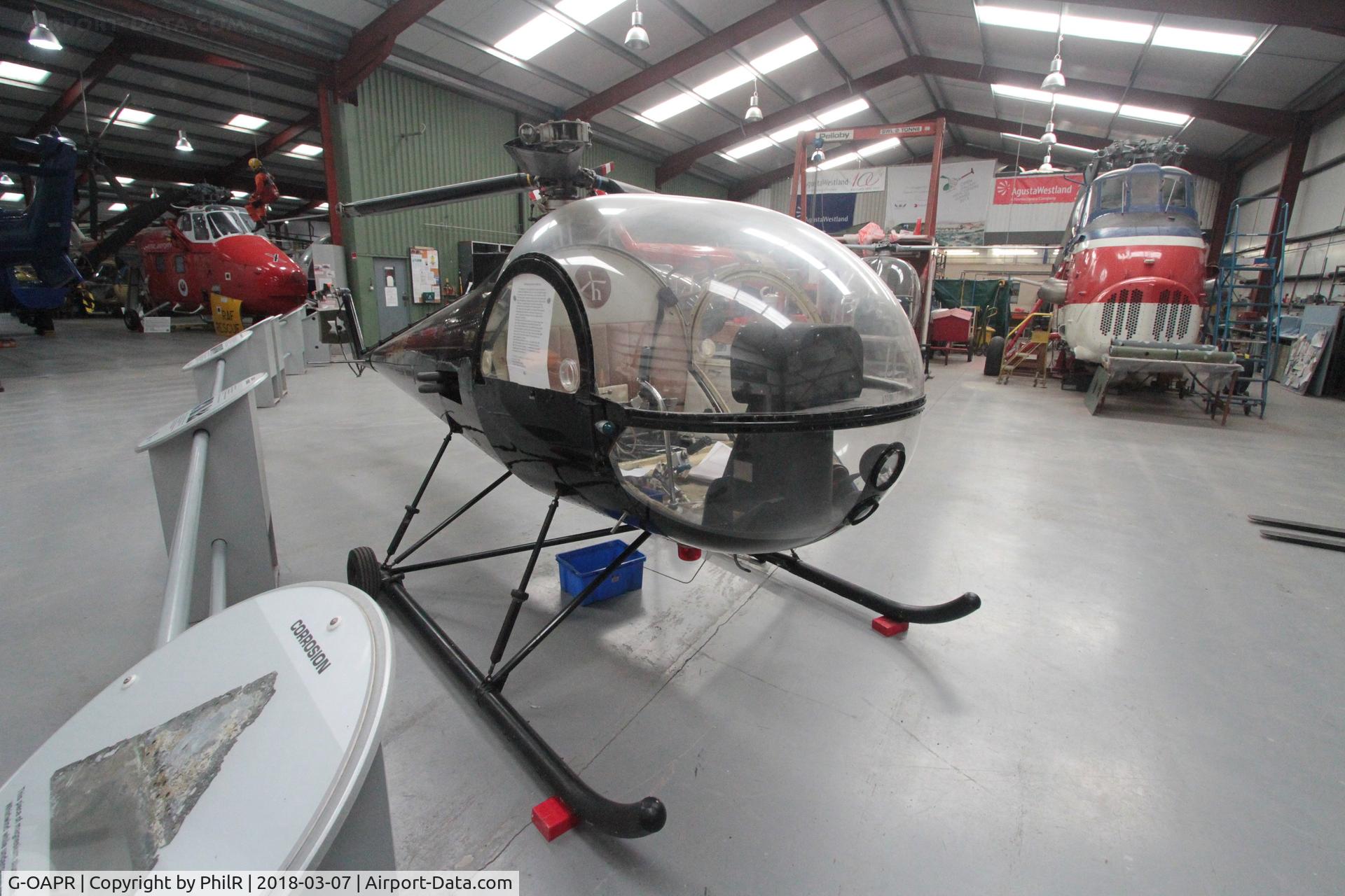 G-OAPR, 1965 Brantly B-2B C/N 446, G-OAPR 1965 Brantly B-2B Helicopter Museum