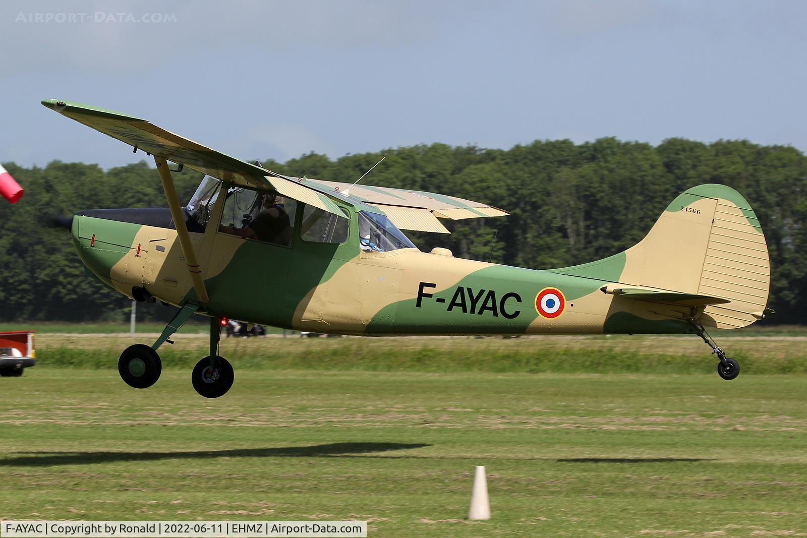 F-AYAC, Cessna O-1E Bird Dog C/N 24566, at ehmz