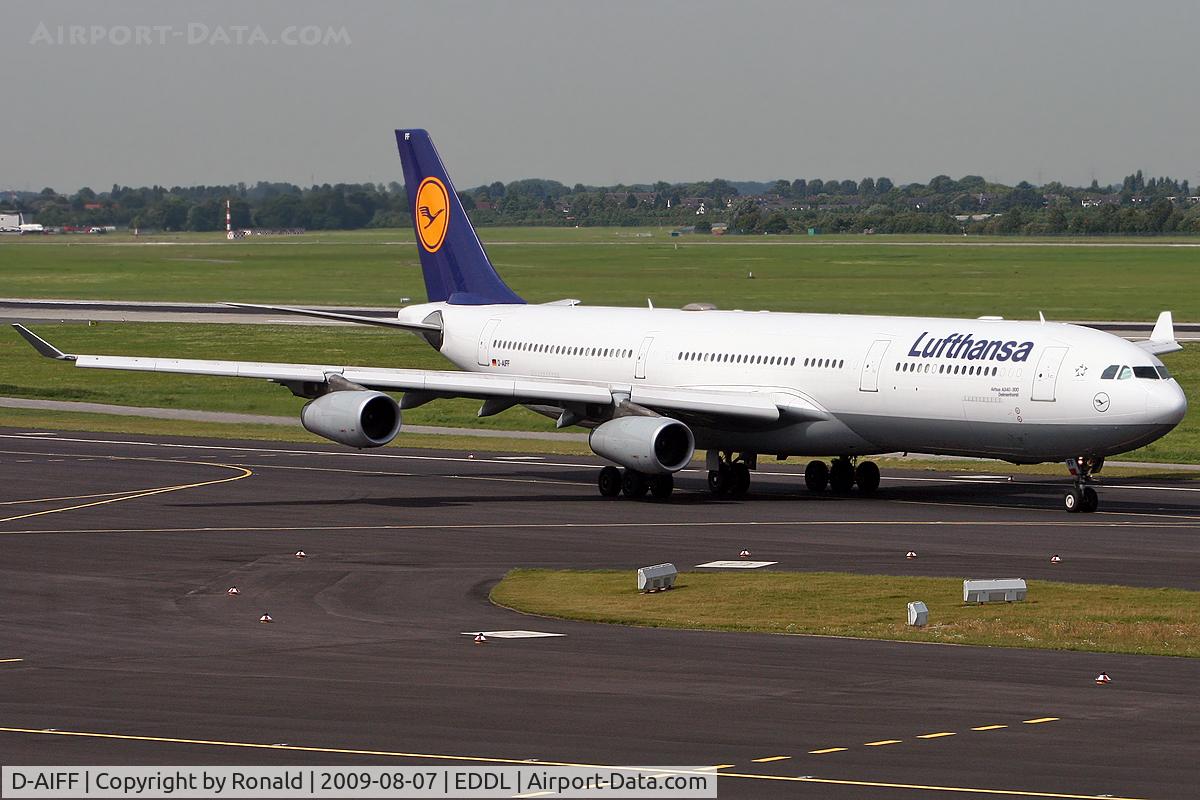 D-AIFF, 2001 Airbus A340-313X C/N 447, at dus