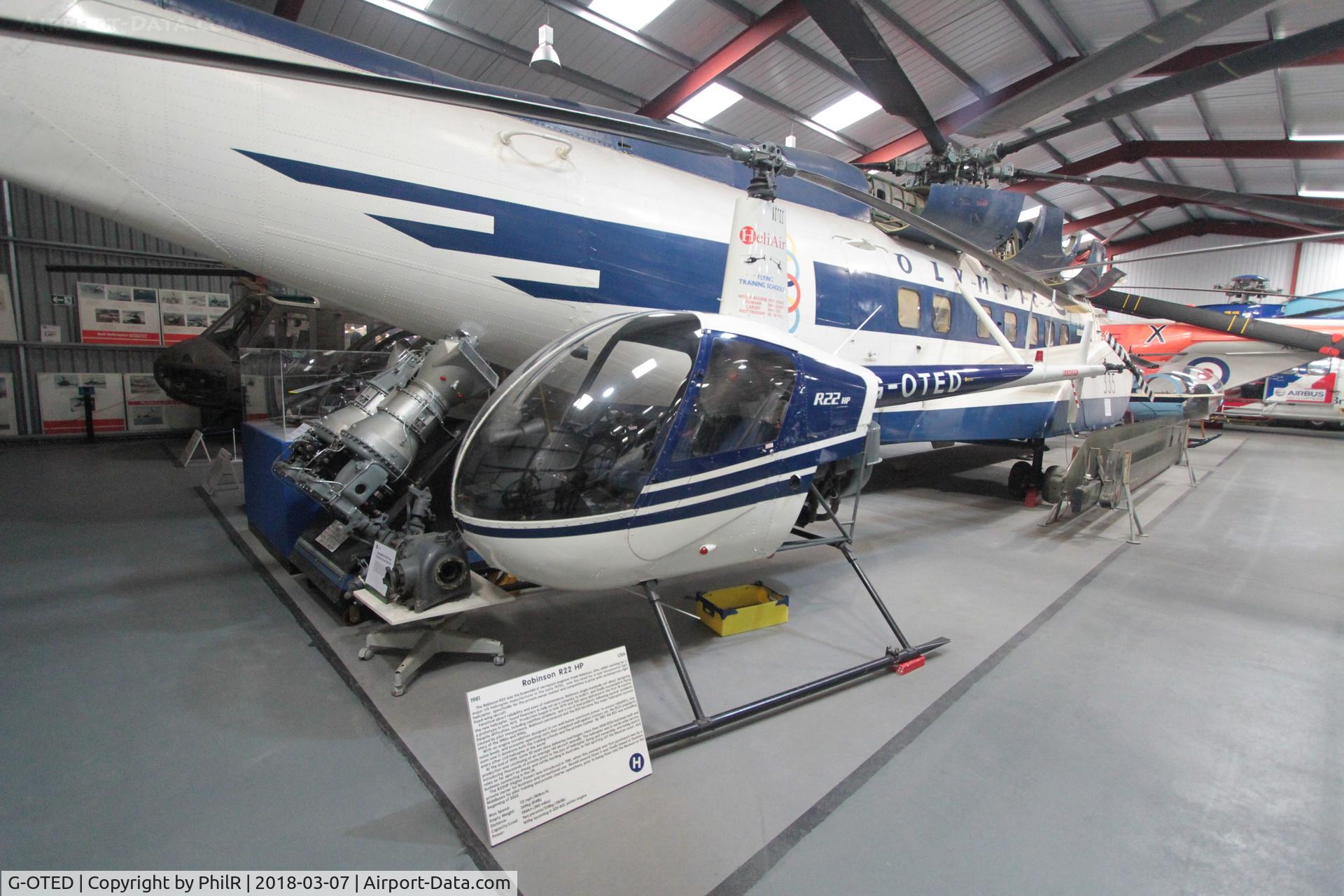 G-OTED, 1981 Robinson R22 C/N 0209, G-OTED 1981 Robinson R-22 Helicopter Museum