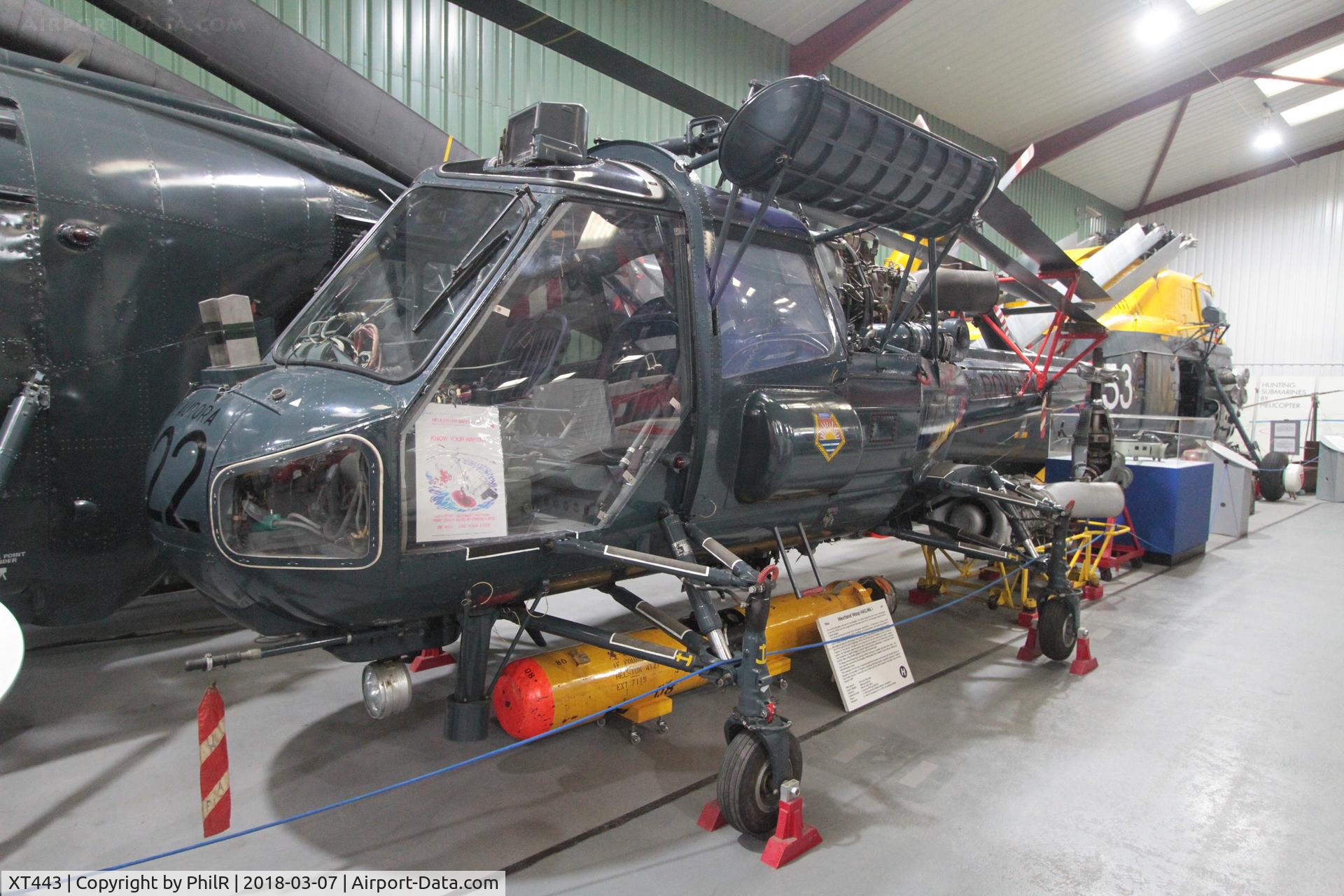 XT443, 1966 Westland Wasp HAS.1 C/N F9613, XT443 1966 Westland Wasp HAS1 Helicopter Museum
