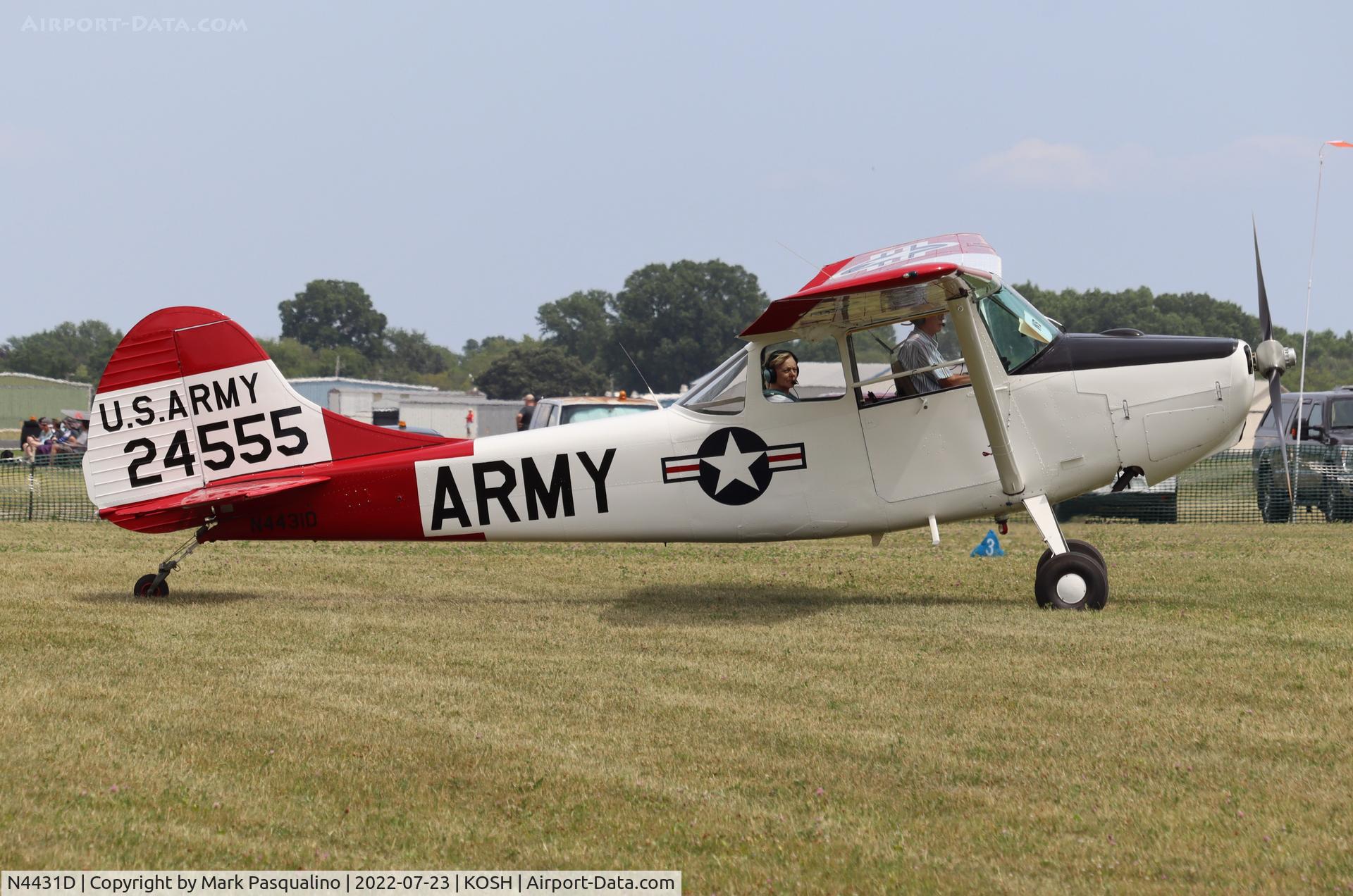 N4431D, Cessna L-19E Bird Dog C/N 24555, Cessna L-19E