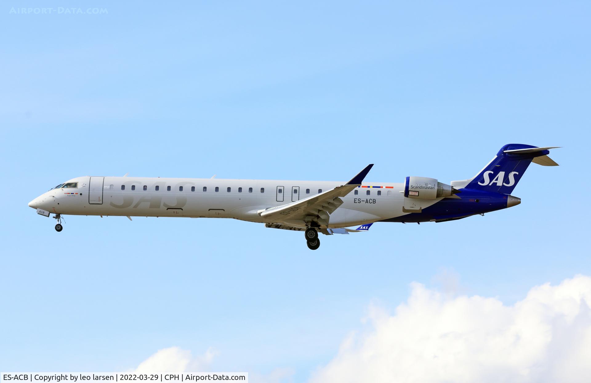ES-ACB, 2010 Bombardier CRJ-900ER (CL-600-2D24) C/N 15261, Copenhagen 29.3.2022