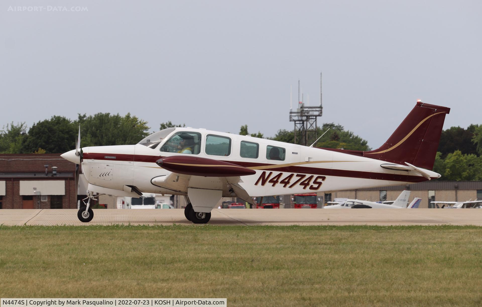 N4474S, 1975 Beech A36 Bonanza 36 C/N E-698, Beech A36