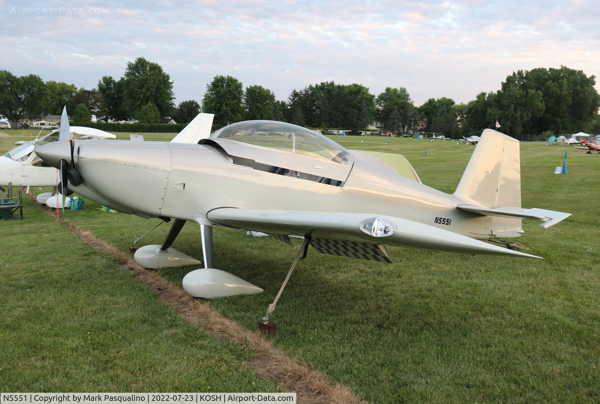 N5551, 2010 Vans RV-8 C/N 82605, Vans RV-8