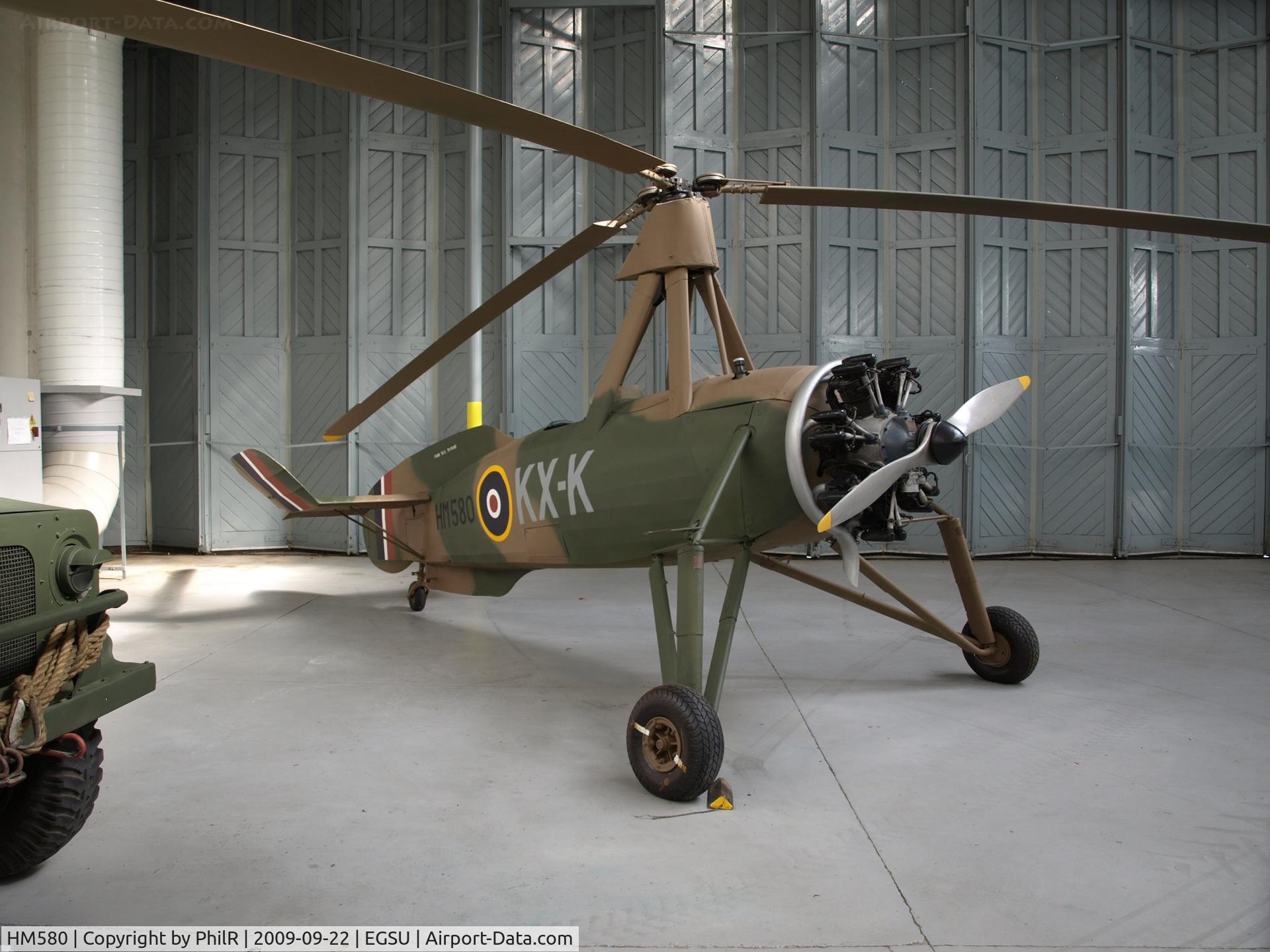 HM580, 1934 Avro 671 Rota I (Cierva C-30A) C/N 726, RAF 1934 Avro (Cierva) C30A HM580 Duxford