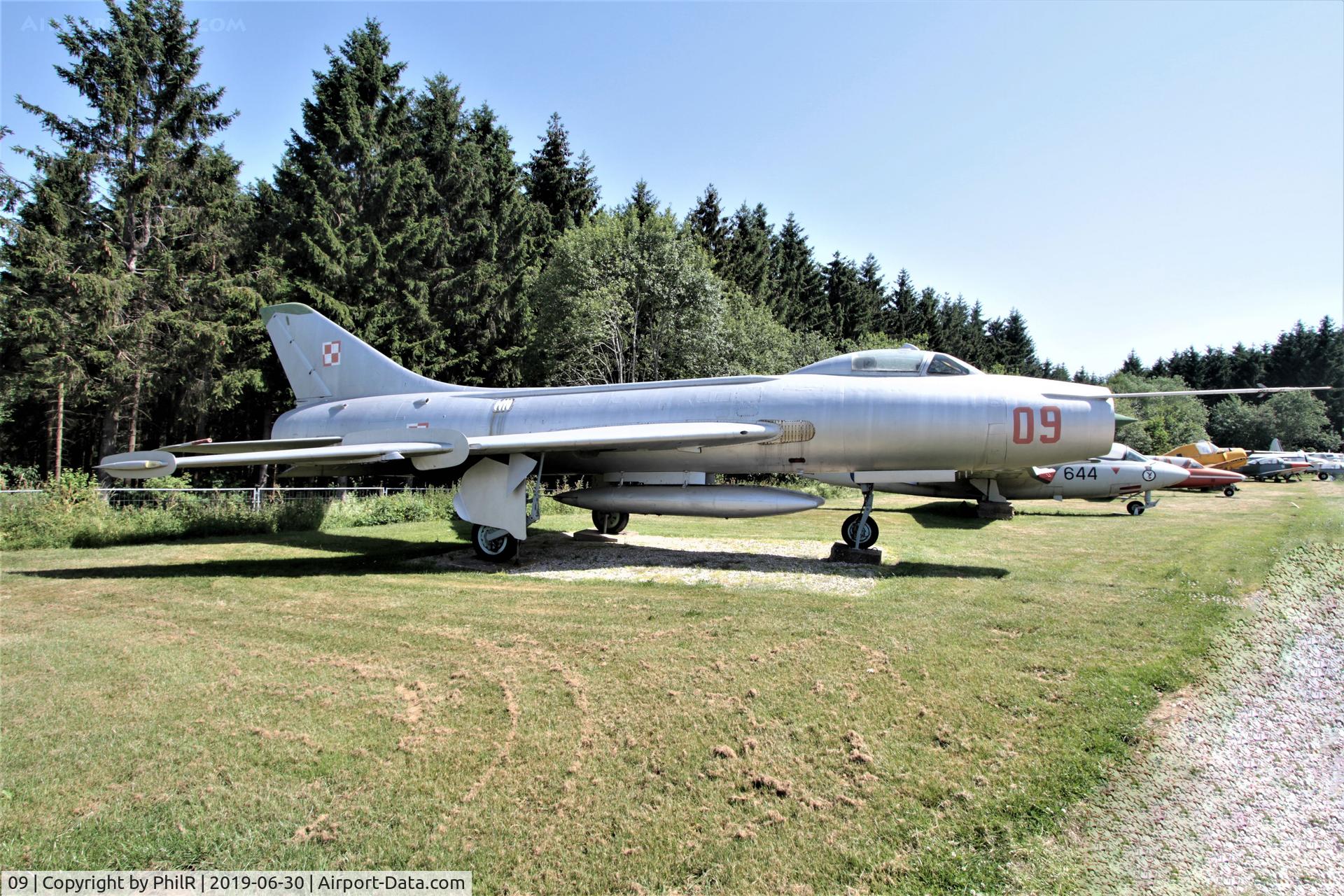 09, Sukhoi Su-7BM C/N 5309, 09 1955 Sukhoi Su-7 BM Pol Air Force Hermeskeil