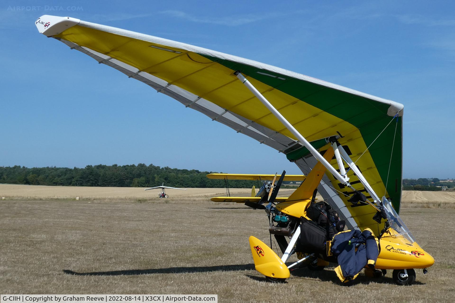 G-CIIH, 2014 P&M Aviation Quik GTR C/N 8693, Parked at Northrepps.