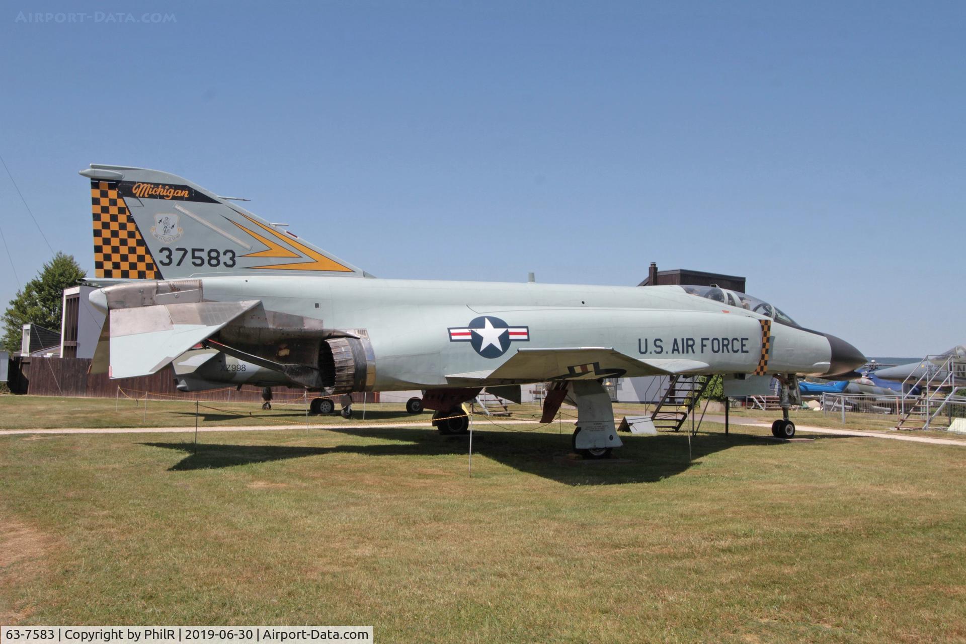 63-7583, 1963 McDonnell F-4C Phantom II C/N 635, 63-7583 1963 McDD F-4C Phantom ll  USAF Hermeskeil