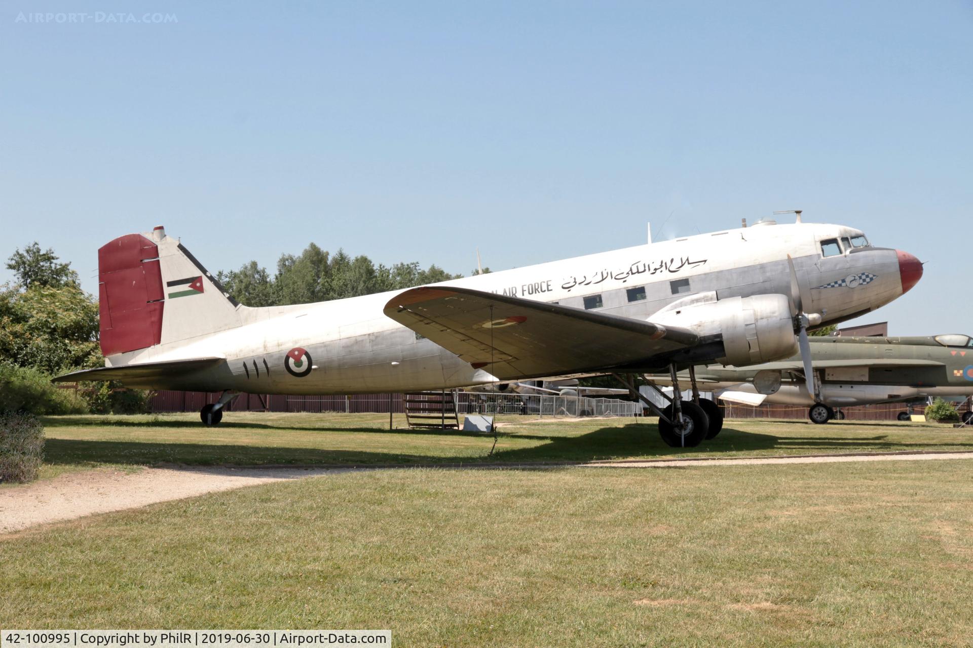 42-100995, 1944 Douglas DC3C-S1C3G (C-47A) C/N 19458, 111 (42-100995) 1944 Douglas C-47A ex Royal Jordanian Air Force Hermeskeil