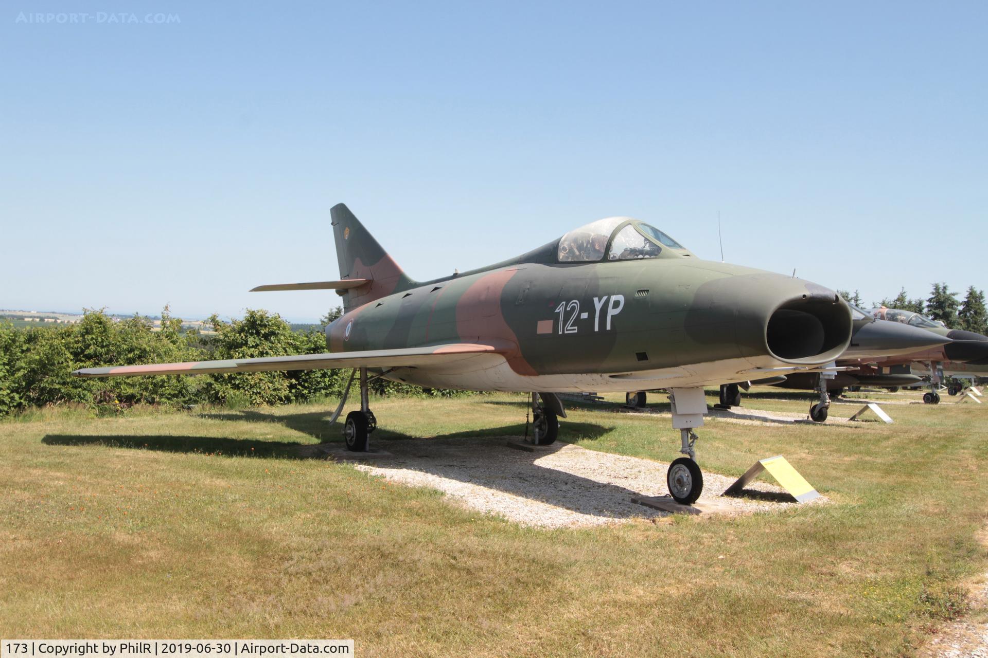 173, Dassault Super Mystere B.2 C/N 173, 173 12-YP 1956 Dassault Super Mystere B2 AdeL Hermeskeil