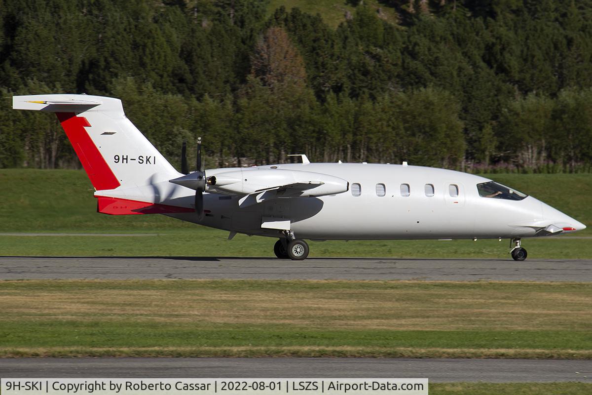 9H-SKI, 2000 Piaggio P-180 Avanti C/N 1040, Samedan Airport