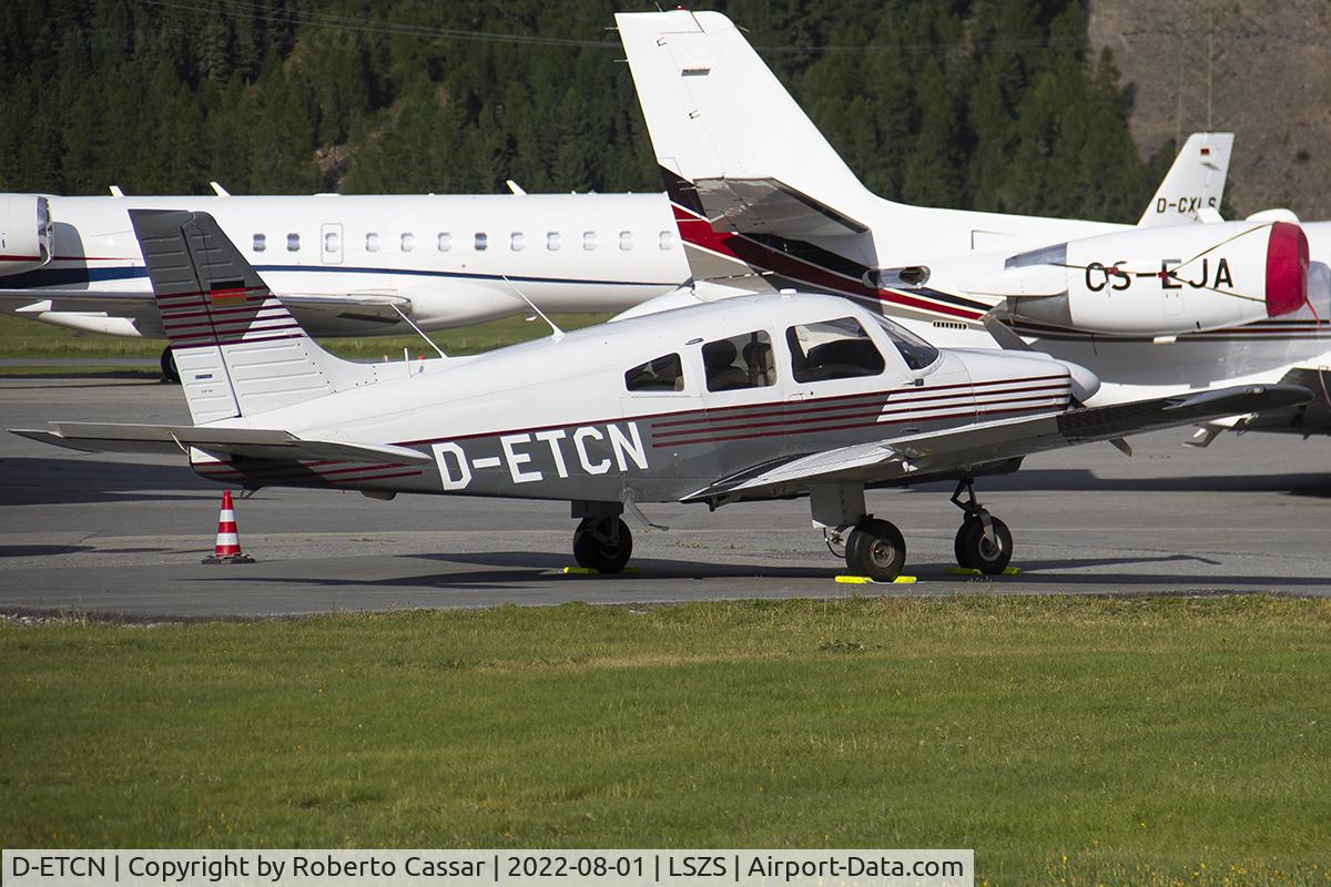 D-ETCN, Piper PA-28-181 Archer II C/N 28-90186, Samedan Airport