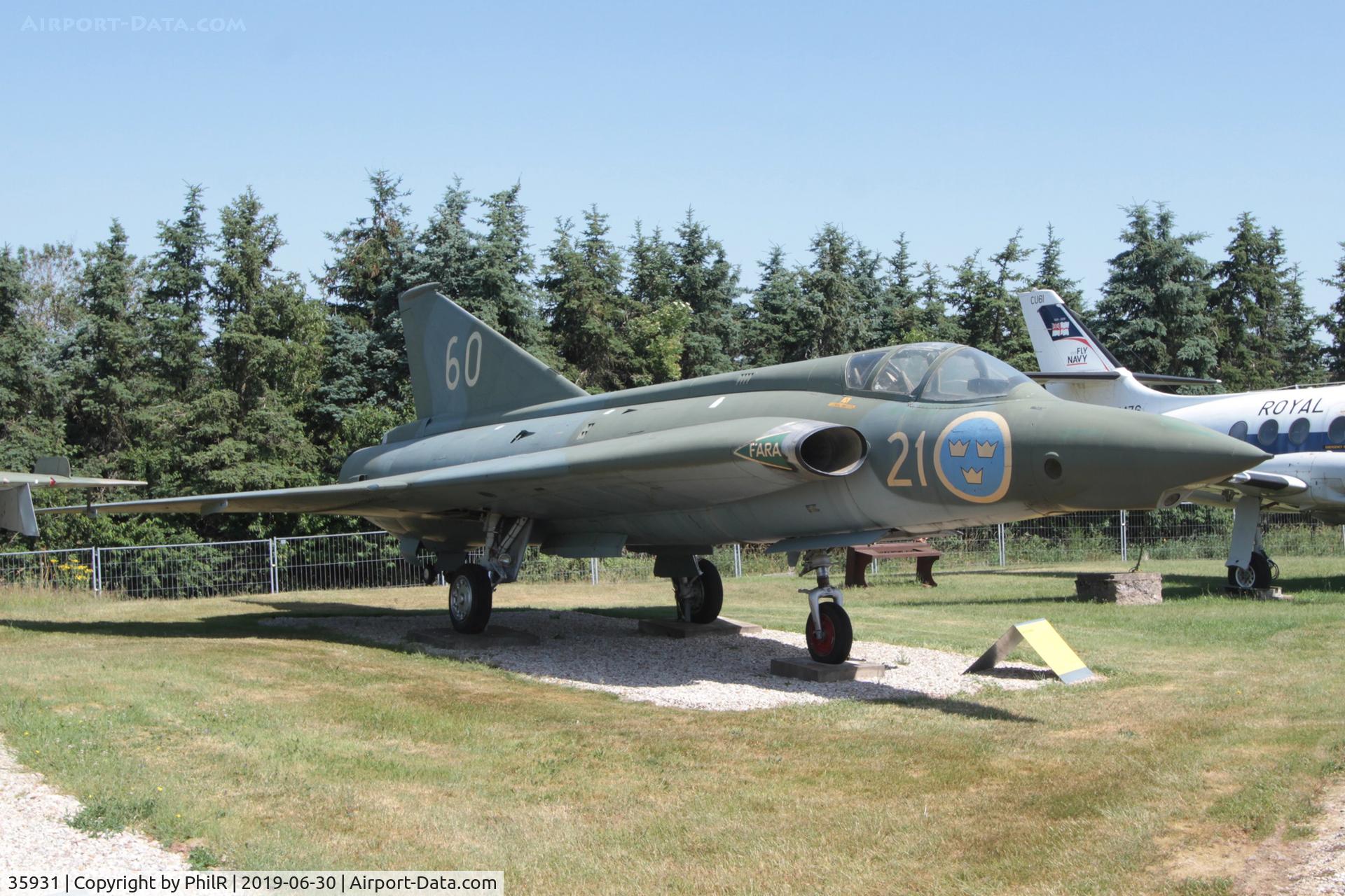 35931, Saab S-35E Draken C/N 35-931, 35931 1963 Saab Draken S35E Swedish Air Force Hermeskeil