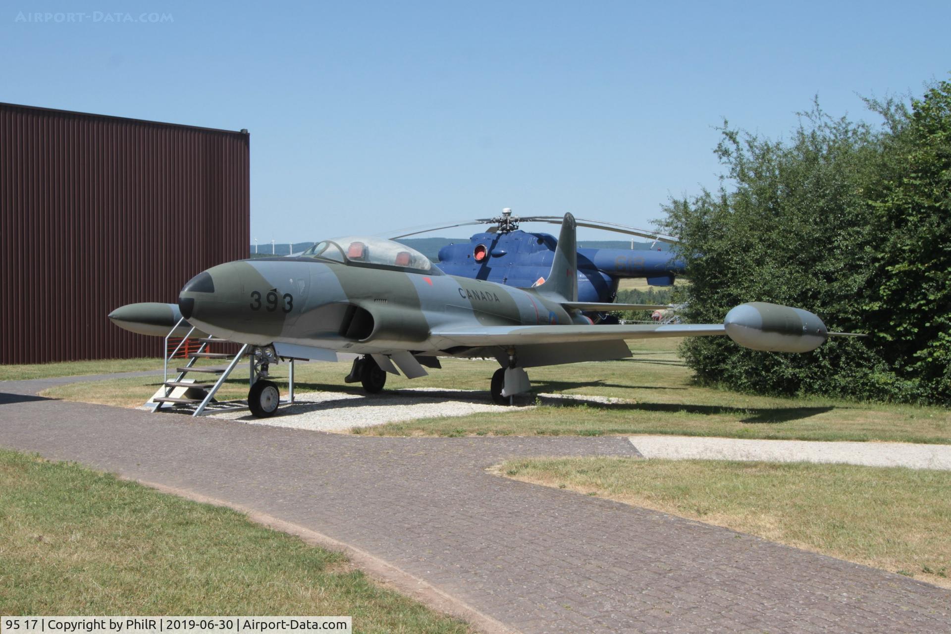 95 17, 1958 Lockheed T-33A Shooting Star C/N 580-1650, '133393' (95+17) 1958 Lockheed T-33A Shooting Star RCAF Hermeskeil