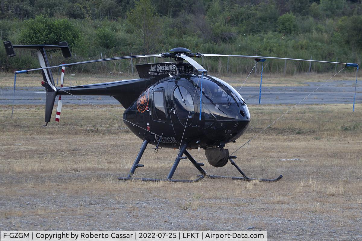 F-GZGM, 1988 McDonnell Douglas MD-500E (369E) C/N 0309E, Corte Airport
