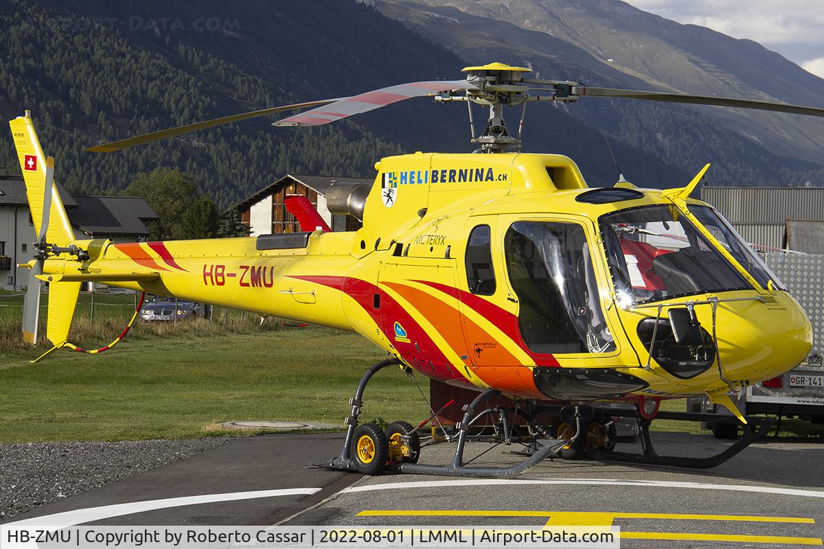 HB-ZMU, 2012 Eurocopter AS-350B-3 Ecureuil Ecureuil C/N 7496, Samedan Airport