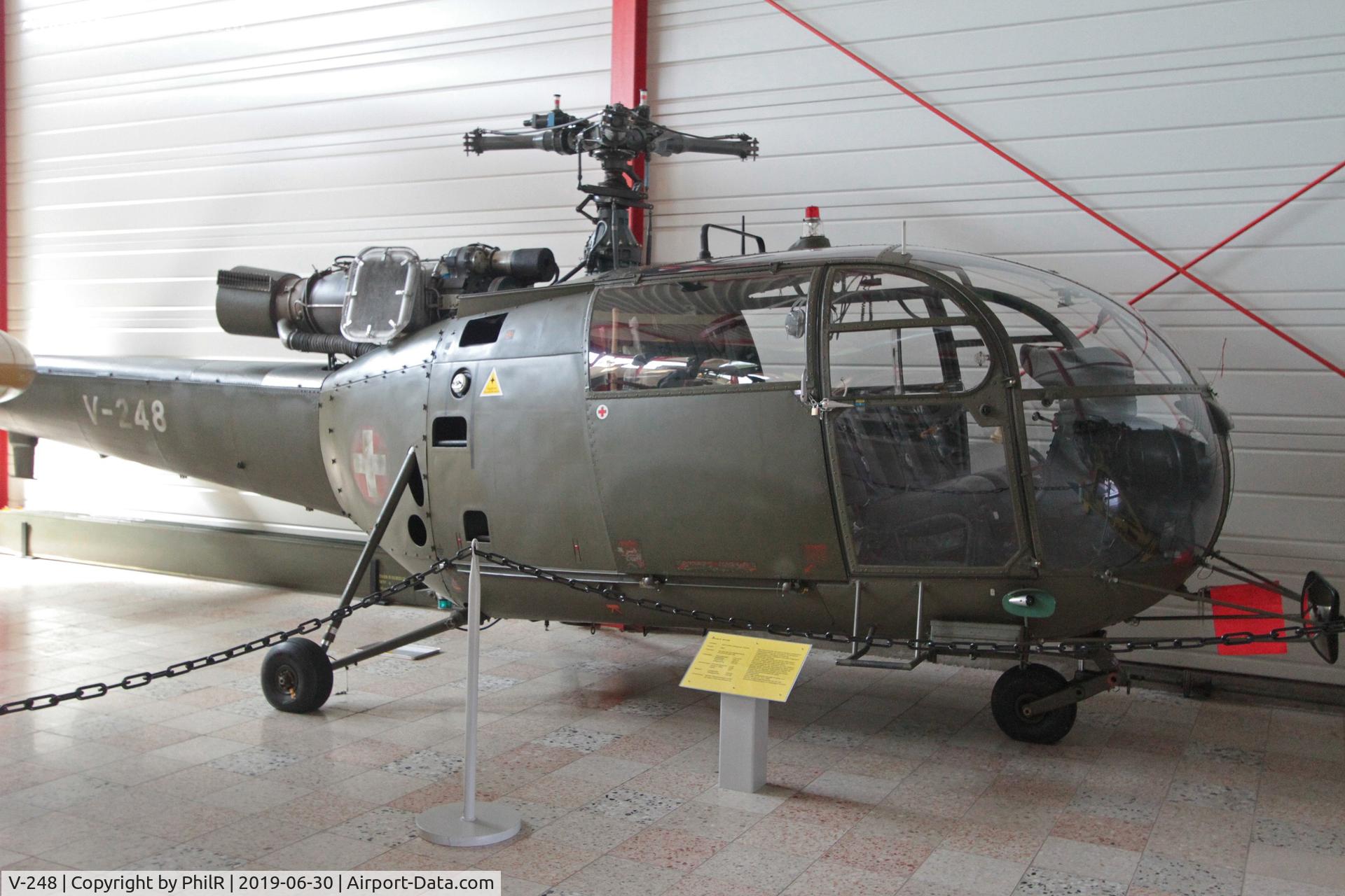 V-248, Aérospatiale SA-316B Alouette III C/N 1070, V-248 1968 Aerospatiale SA-316B Alouette lll Swiss Air Force Hermeskeil