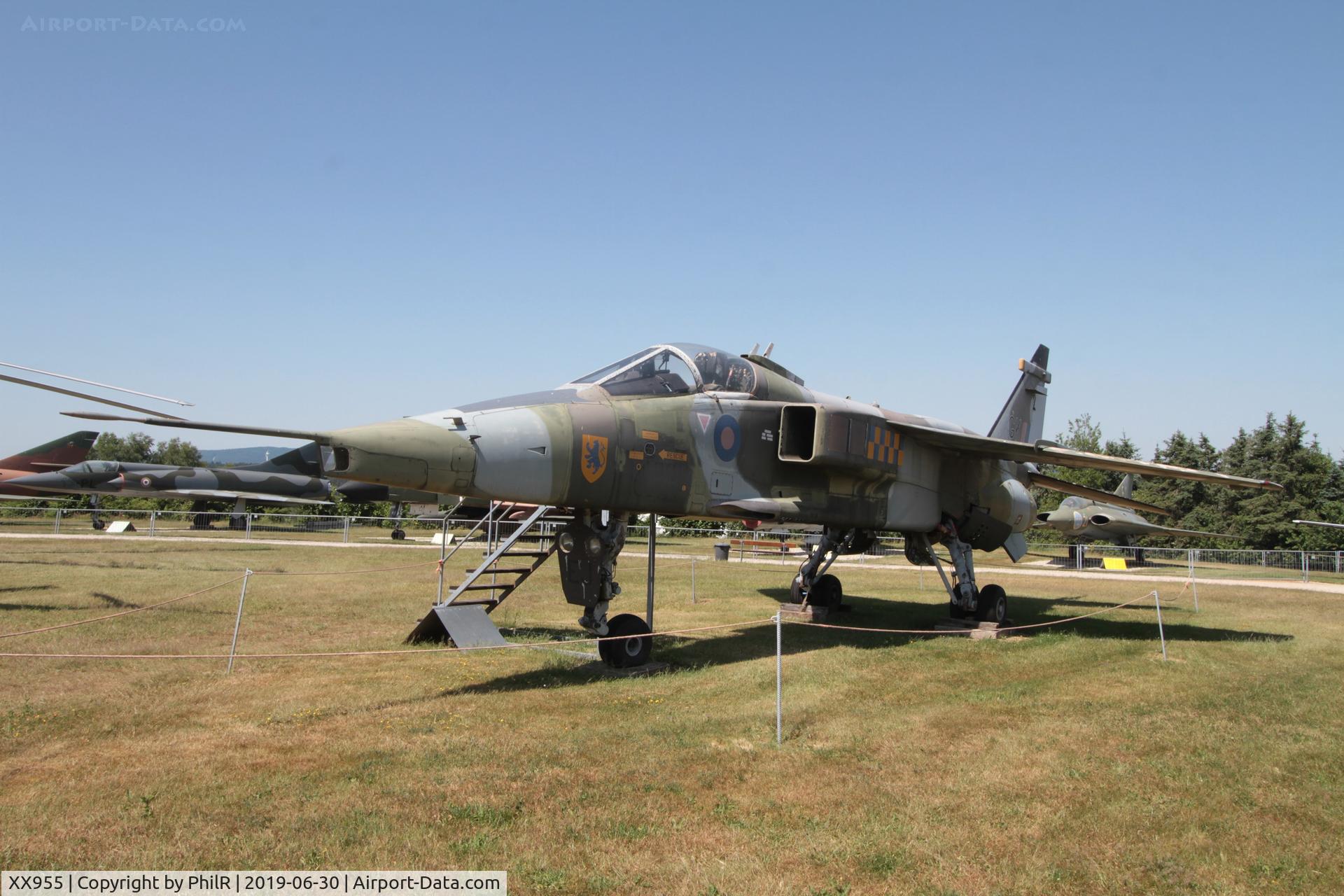 XX955, 1975 Sepecat Jaguar GR.1A C/N S.77, XX955 1975 SEPECAT Jaguar GR1A RAF Hermeskeil