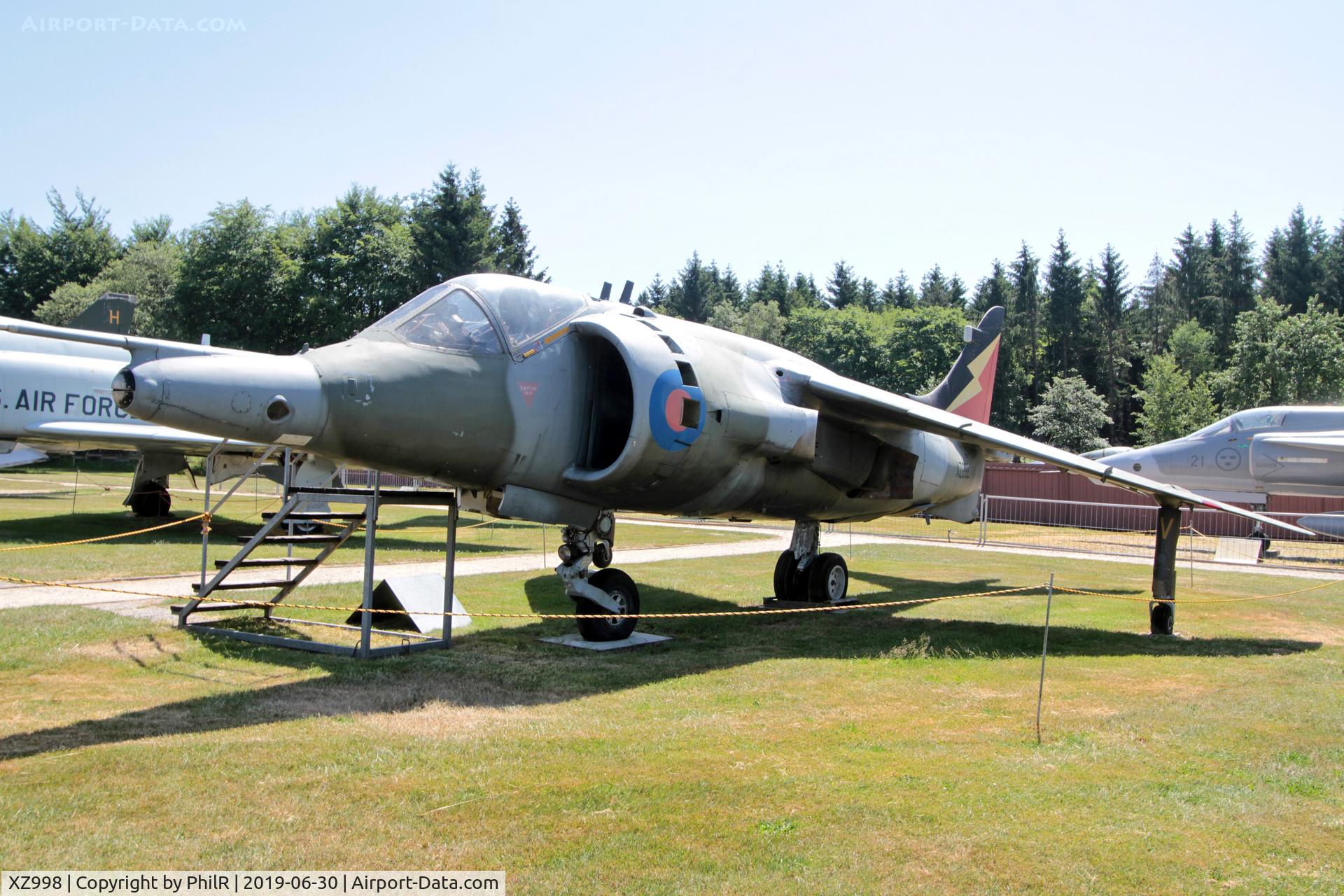 XZ998, 1982 Hawker Siddeley Harrier GR.3 C/N 712221, XZ998 1982 BAe Harrier GR3 RAF Hermeskeil