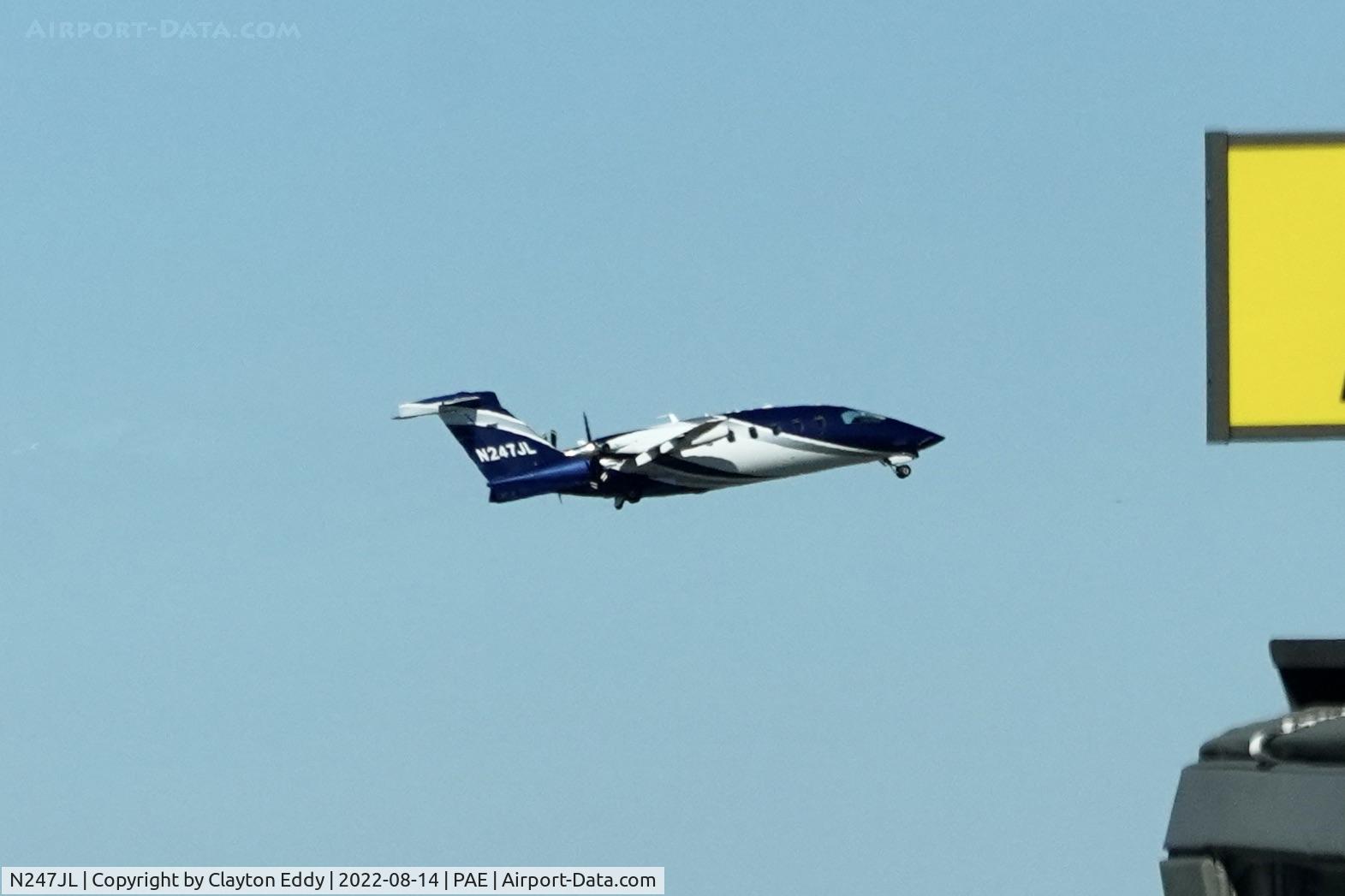 N247JL, 2010 Piaggio P-180 Avanti II C/N 1207, Paine Field Washington 2022.