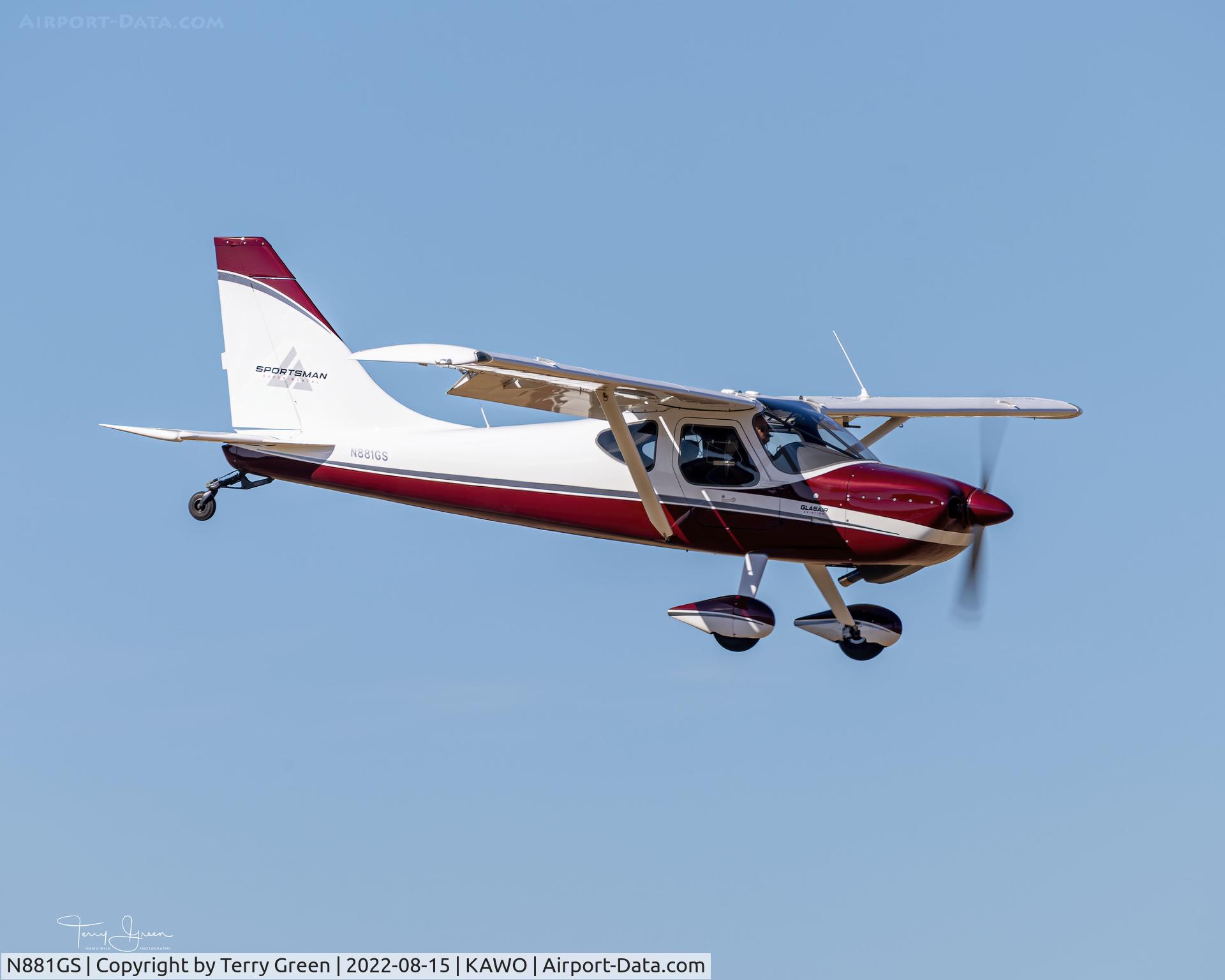 N881GS, 2019 Glasair GS-2 Sportsman C/N 7488, KAWO