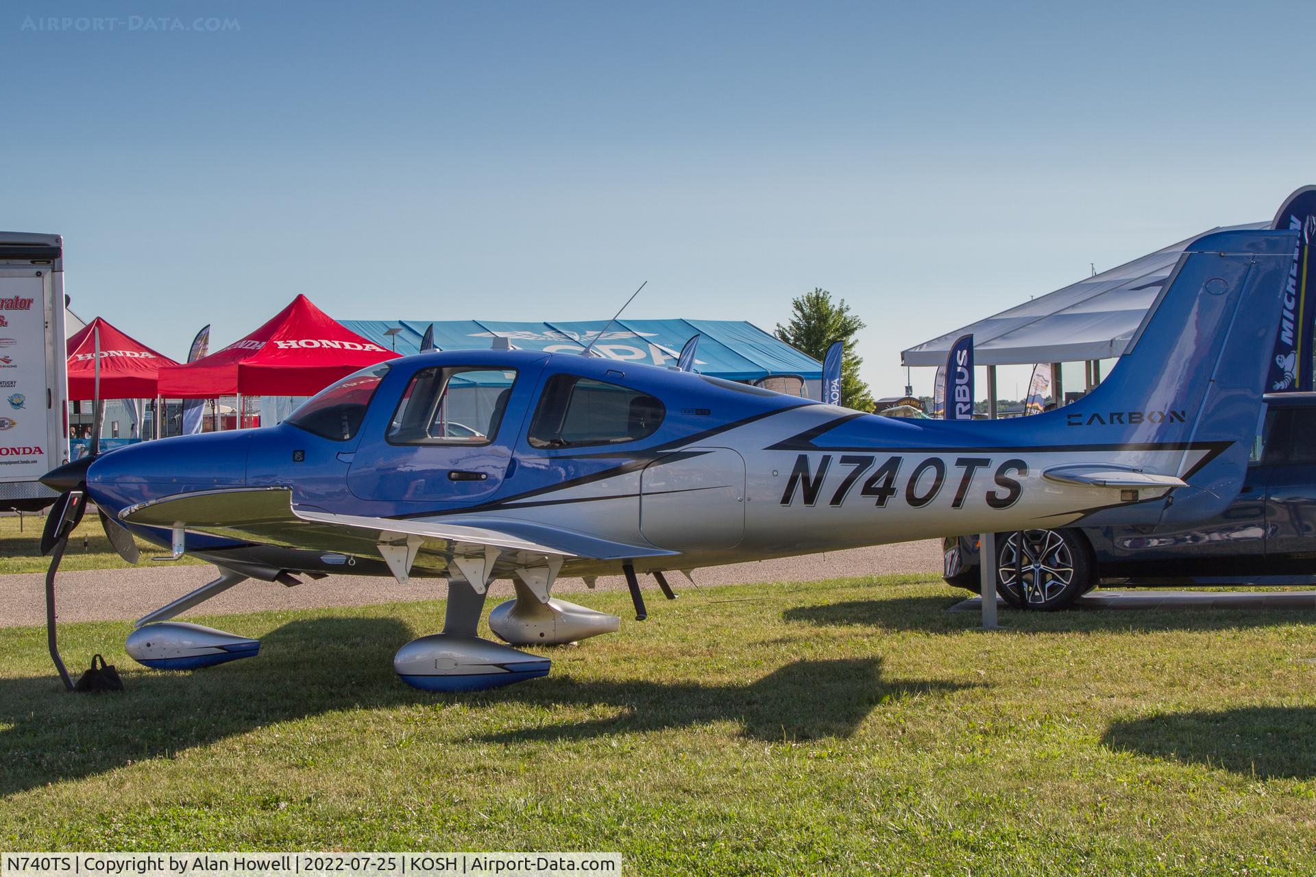 N740TS, 2022 Cirrus SR22T C/N 8601, At AirVenture 2022