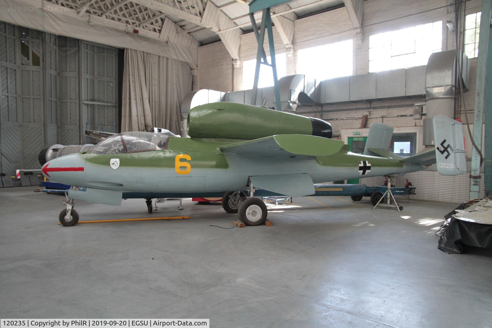 120235, Heinkel He-162A-1 Volksjager C/N 120235, 120235 1944 Heinkel He-162A-1 Volksjager IWM Duxford