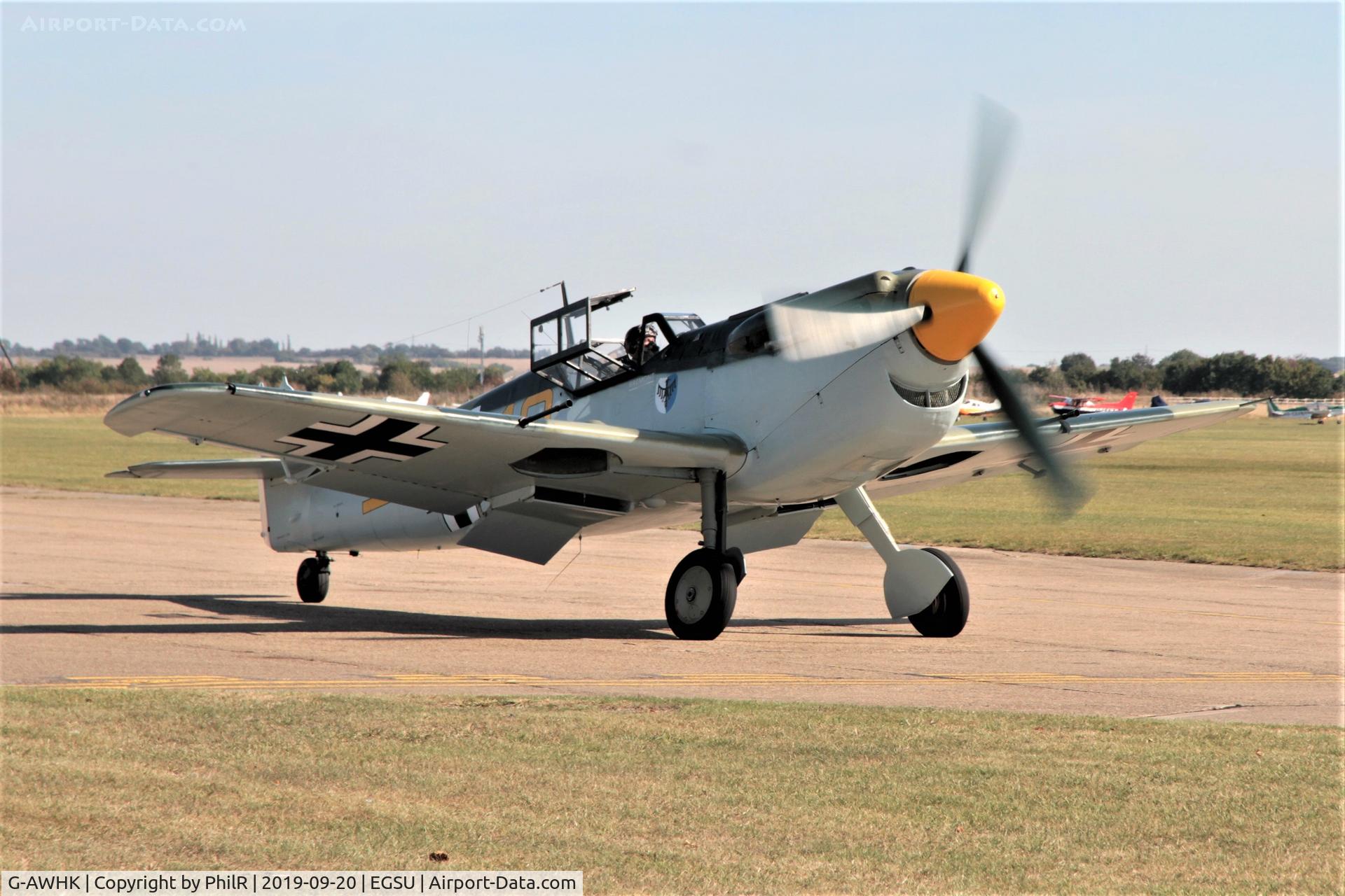G-AWHK, 1949 Hispano HA-1112-M1L Buchon C/N 172, G-AWHK 'Yellow 10' 1948 HA1112 M1L Bouchon IWM Duxford