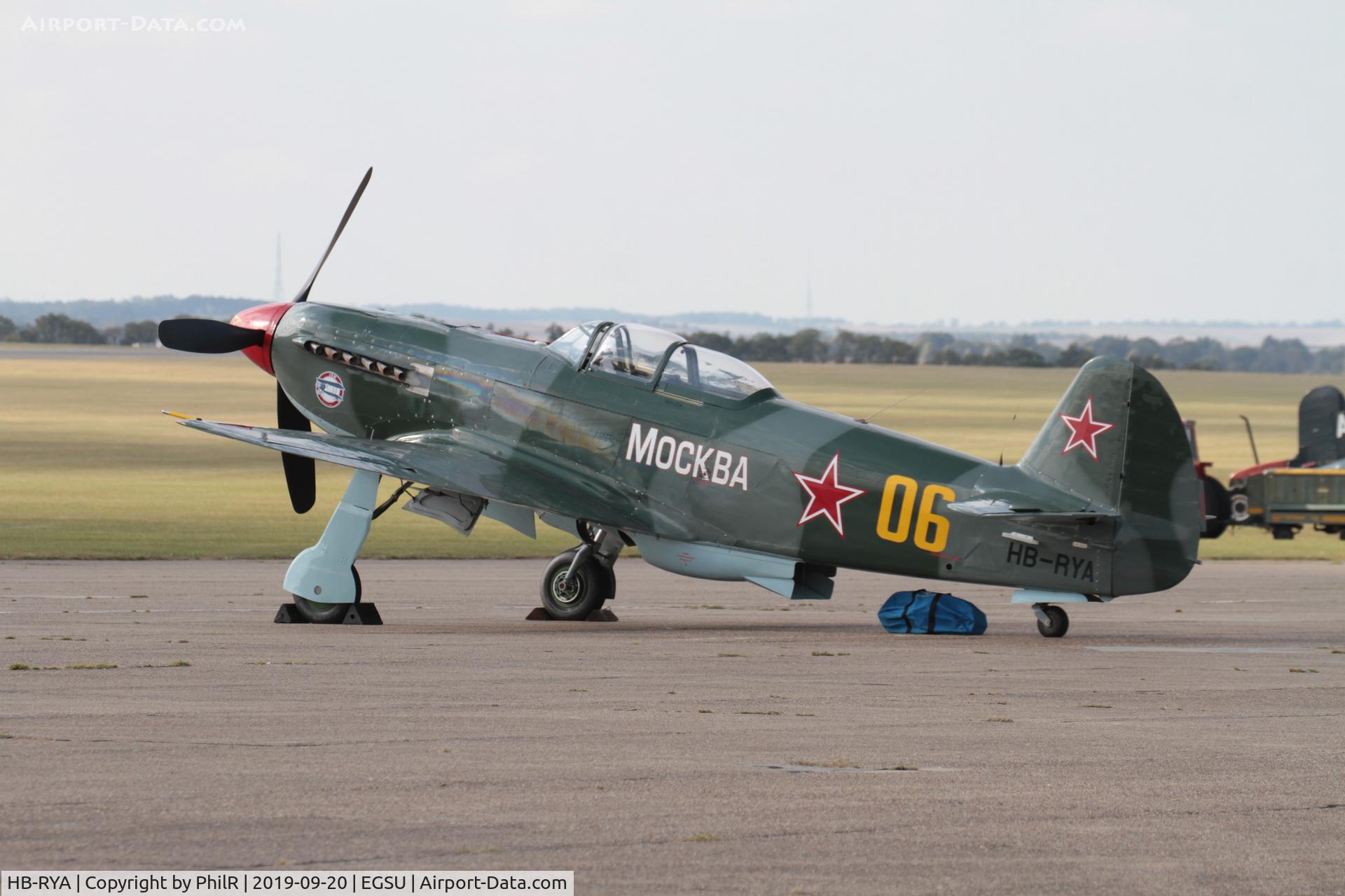 HB-RYA, Yakovlev Yak-9UM C/N 0470406, HB-RYA 1999 Yakolev Yak-9U-M IWM Duxford