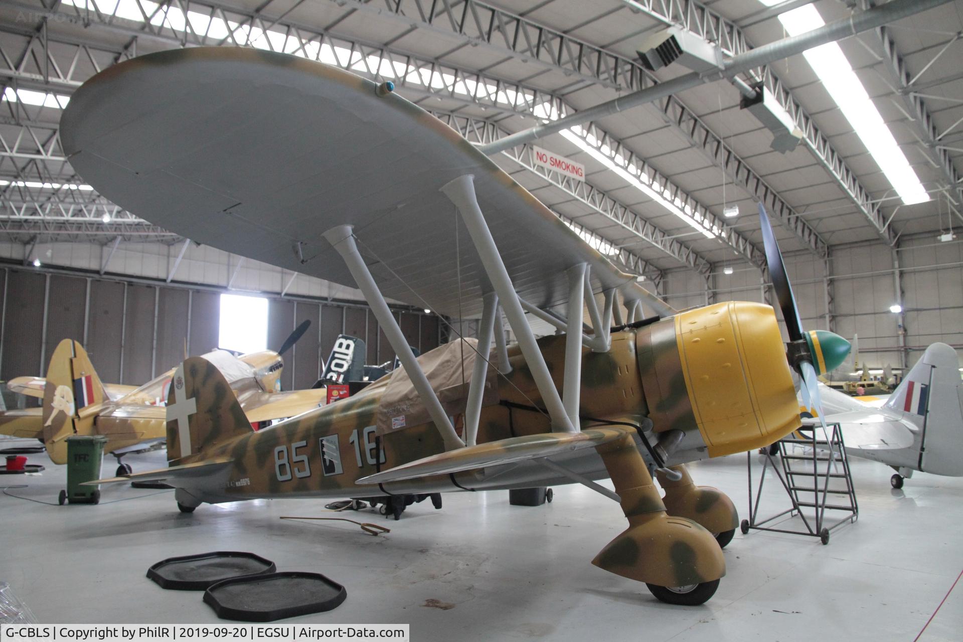 G-CBLS, 1941 Fiat CR.42 Falco C/N 920, MM6976 (G-CBLS) 1941 Fiat CR.42 Falco IWM Duxford
