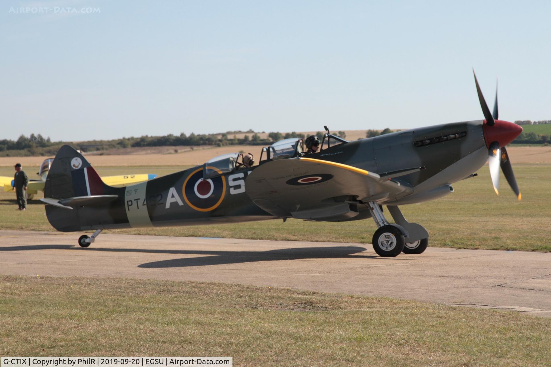 G-CTIX, 1944 Supermarine 509 Spitfire TR.IX (HF.IXe) C/N Not found G-CTIX, PT462 (N462JC G-CTIX) 1944 VS Spitfire T9 IWM Duxford