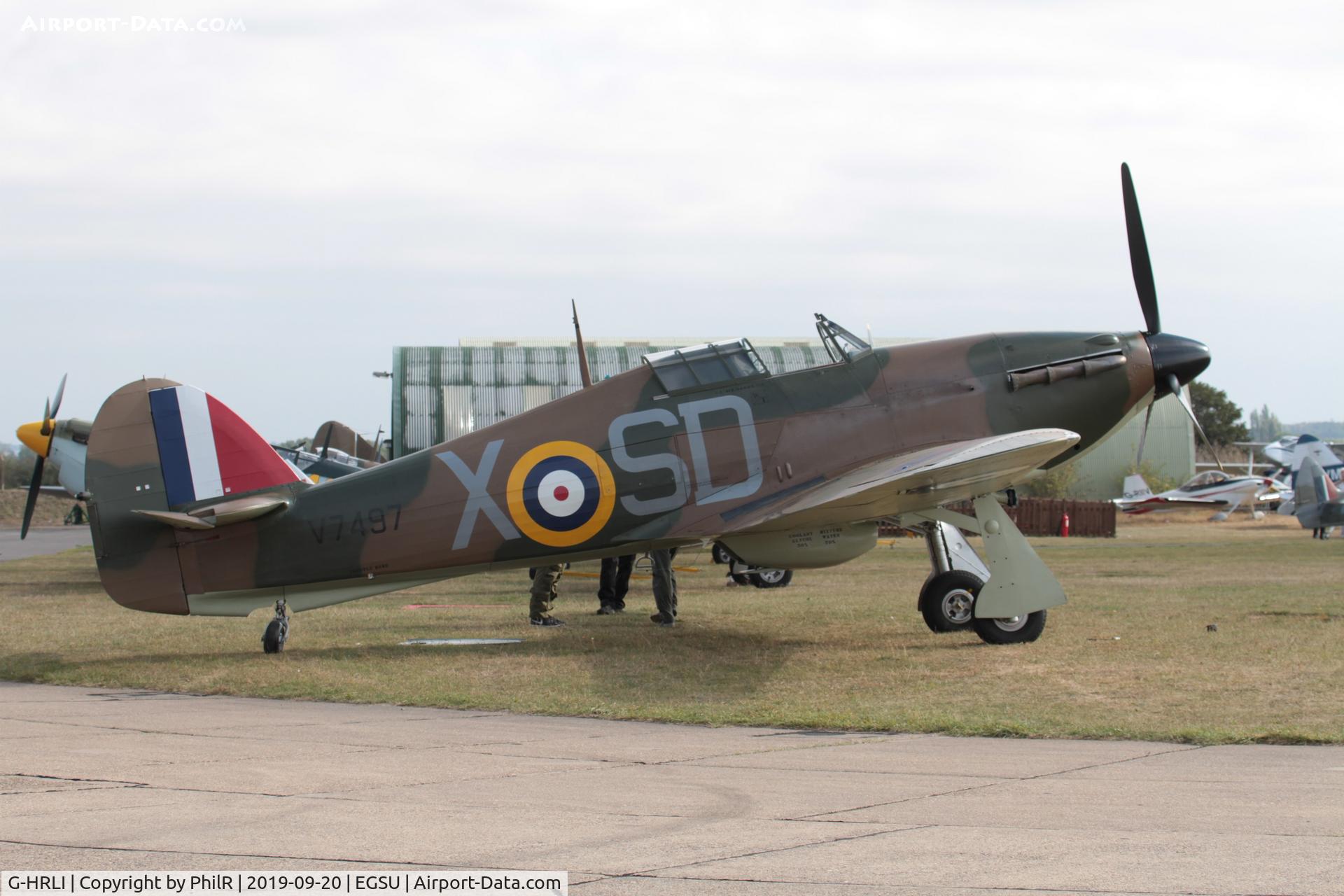 G-HRLI, 1940 Hawker Hurricane I C/N 41H-136172, V7497 1940 Hawker Hurricane l IWM Duxford