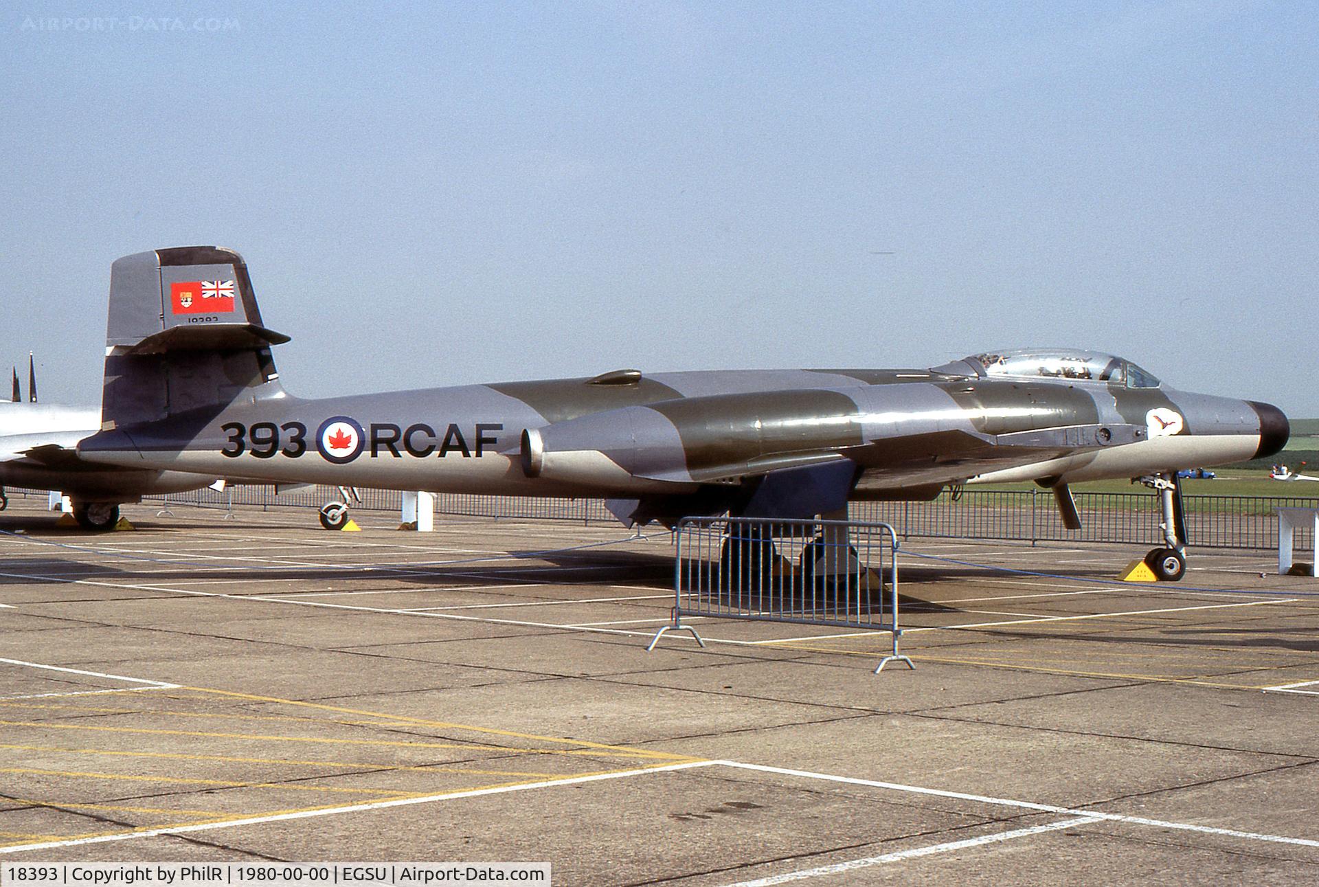 18393, Avro Canada CF-100 Mk.4B Canuck C/N 293, 18393 1955 Avro Canada CF-100 Mk 4B Canuck RCAF Duxford