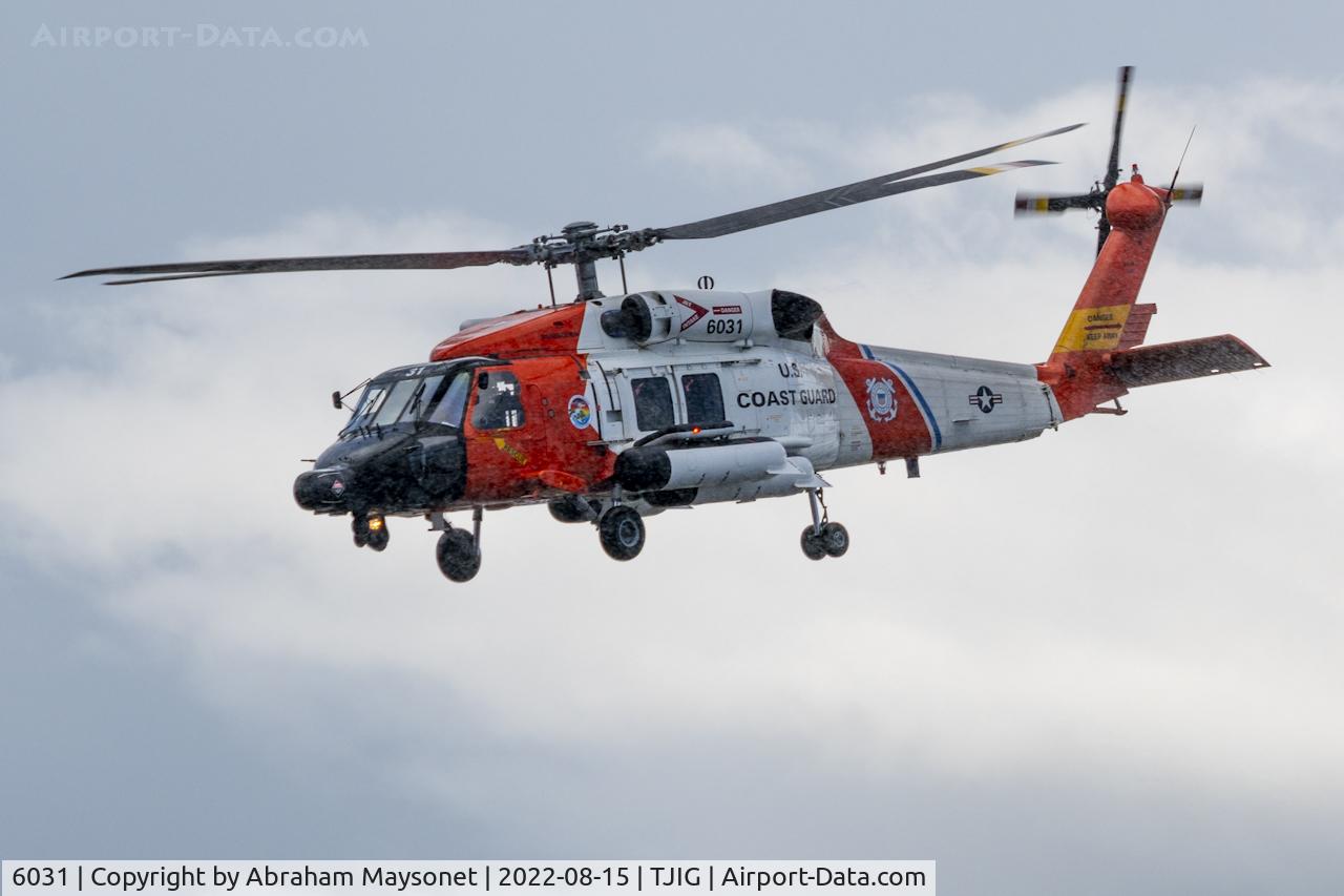 6031, Sikorsky MH-60T Jayhawk C/N 70.1790, For departure on TJIG