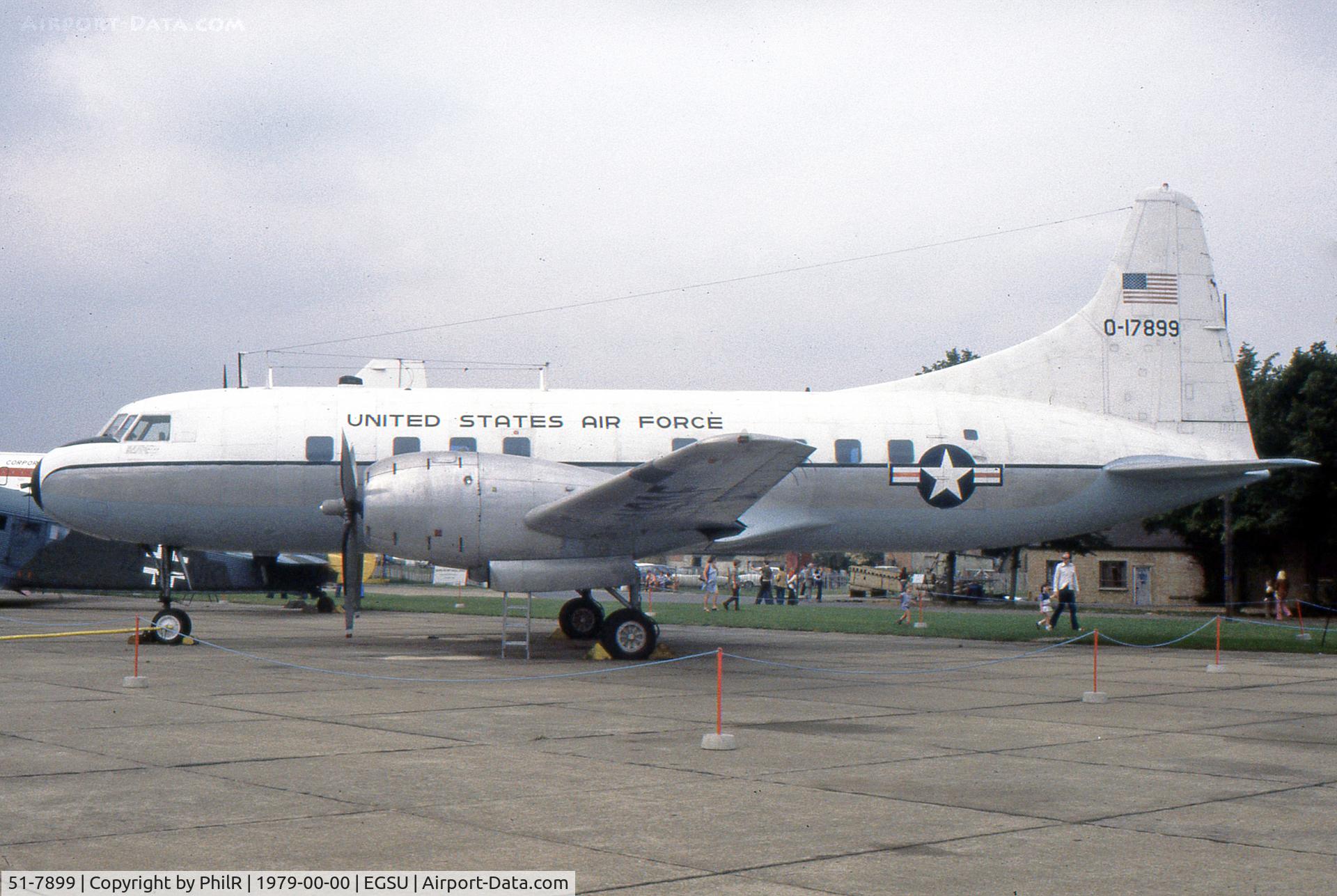 51-7899, 1951 Convair VT-29B C/N 240-311, 51-7899 1953 Convair VT-29B USAF Duxford