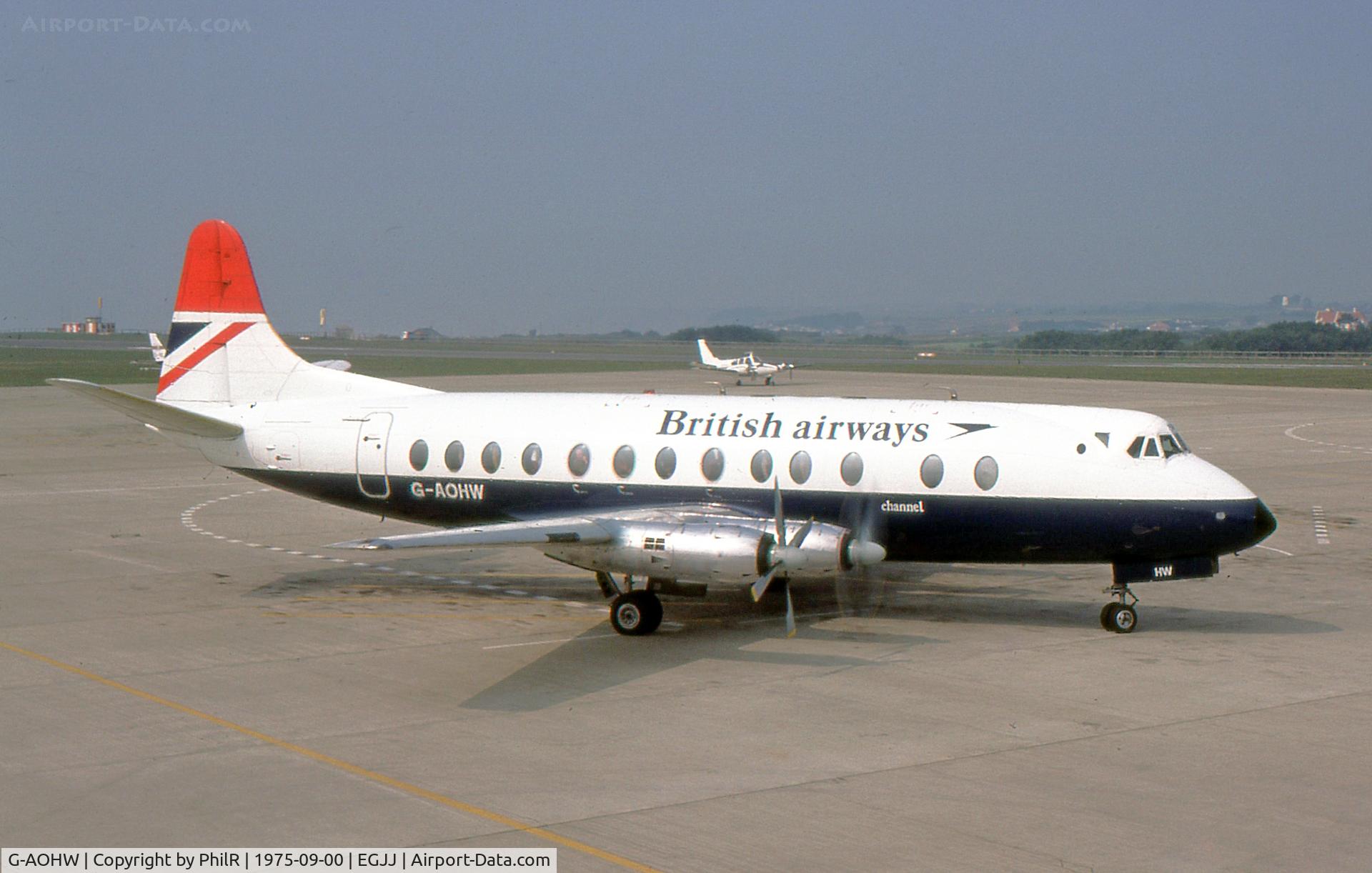 G-AOHW, 1957 Vickers Viscount 802 C/N 171, BA Channel Vickers V800 Viscount G-AOHW