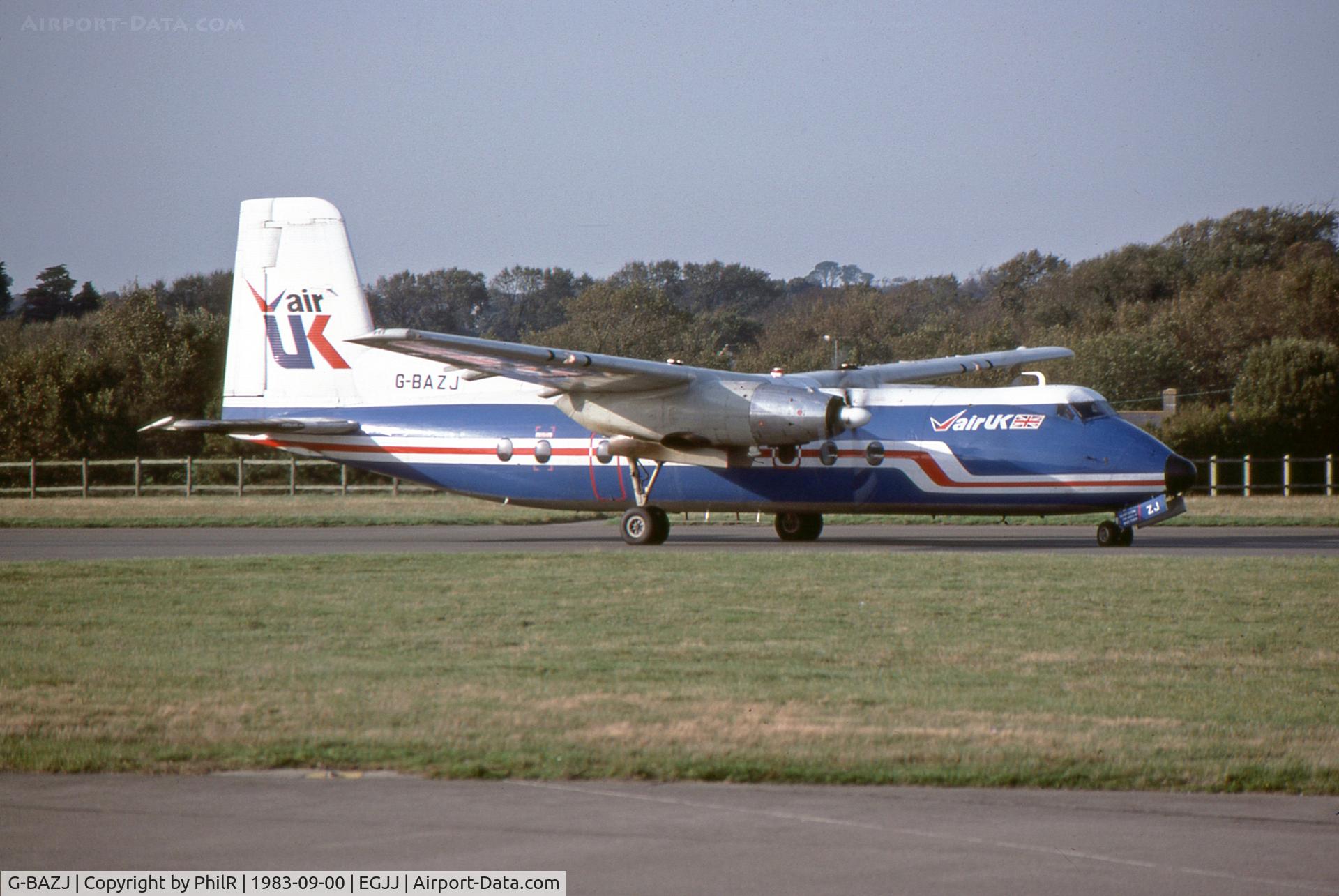 G-BAZJ, 1964 Handley Page HPR-7 Herald 209 C/N 183, Air UK 1964 HP201 Herlald G-BAZJ
