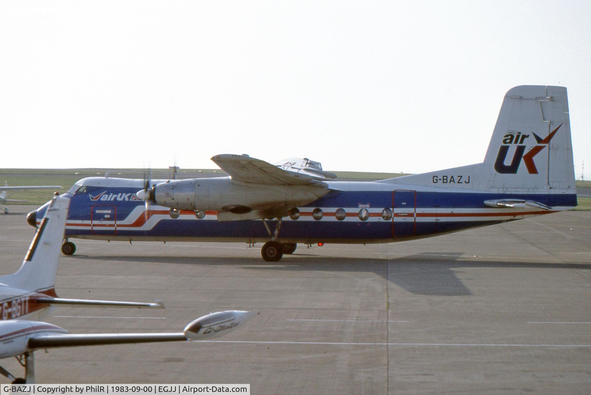 G-BAZJ, 1964 Handley Page HPR-7 Herald 209 C/N 183, Air UK 1964 HP201 Herlald G-BAZJ