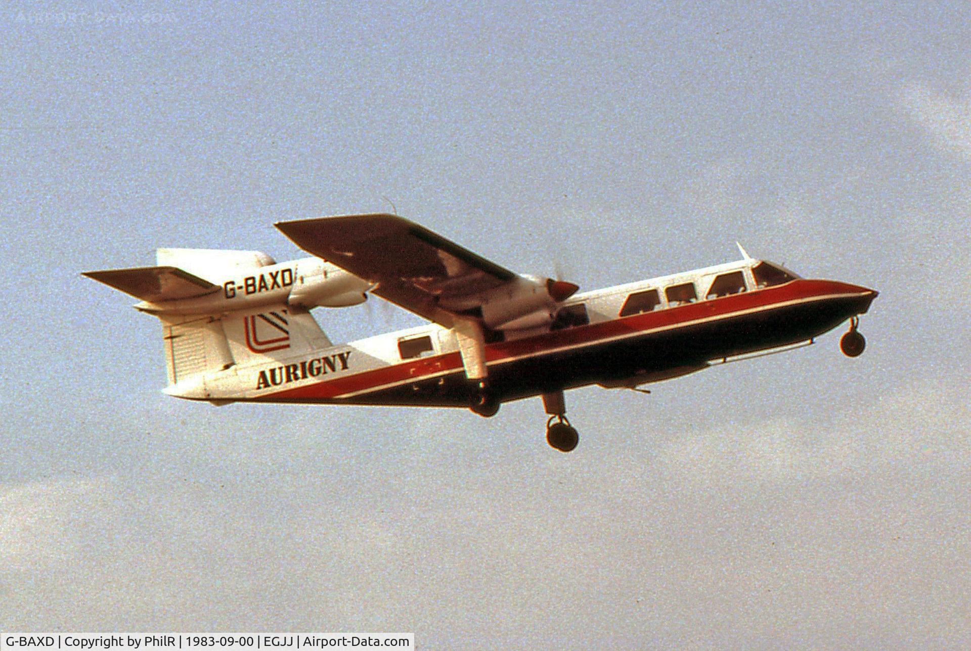 G-BAXD, 1973 Britten-Norman BN-2A Mk.III-2 Trislander C/N 359, Aurigny 1973 Britten-Norman BN-2A Trislander lll-2 G-BAXD
